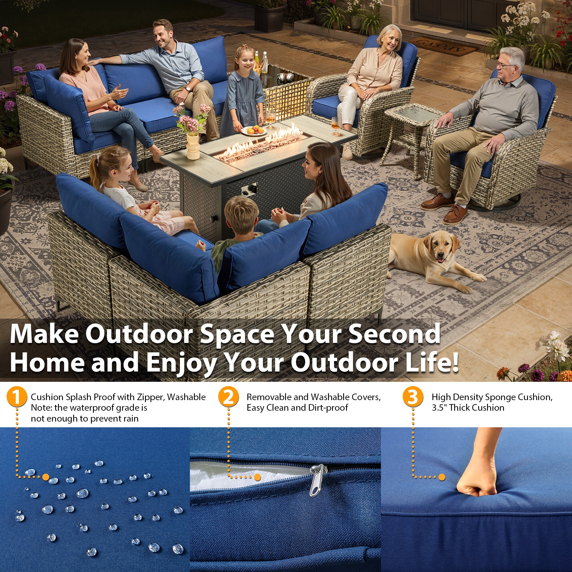 Toject TOCFP8503-VYZSKT711 Patio-Conversation-Sets - View #6