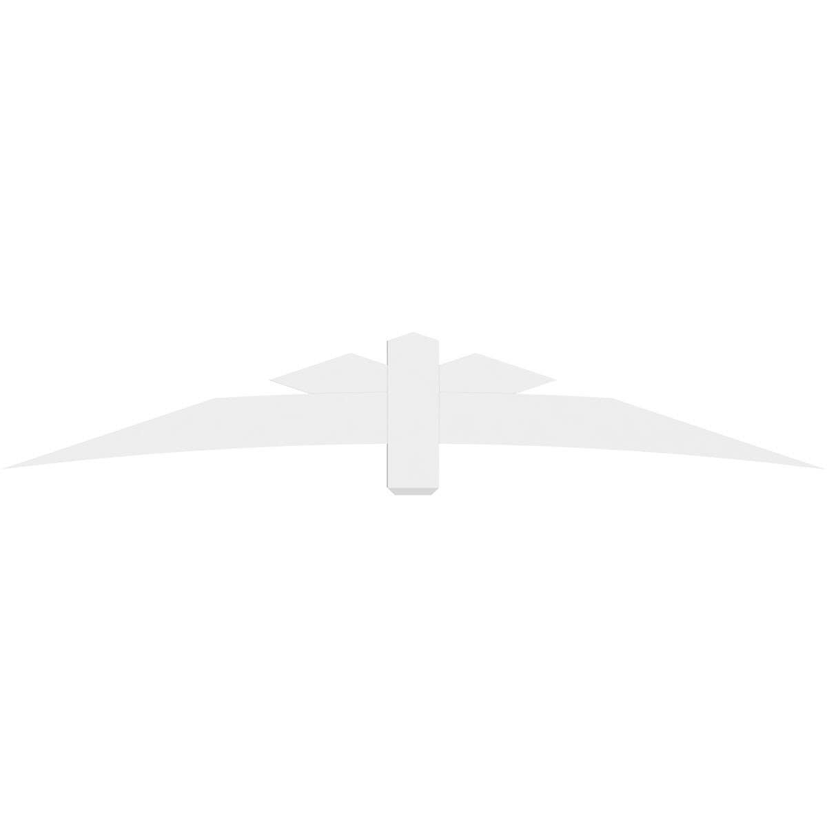 Ekena Millwork GBP096X16X0206ALB00 Exterior-Brackets-Braces - View #2