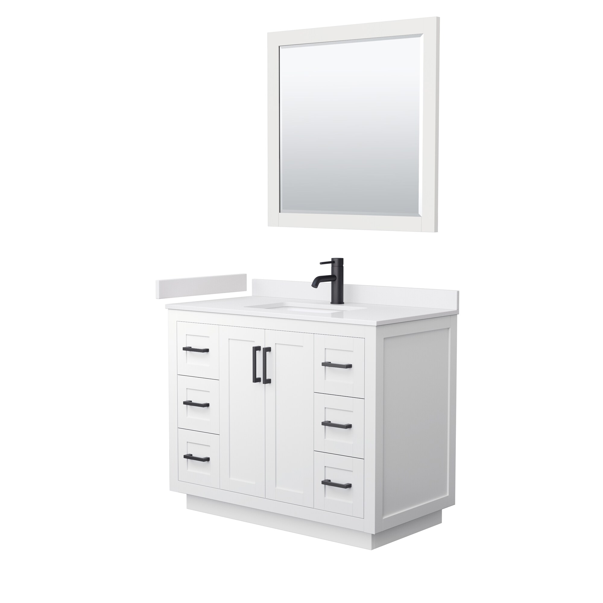 Wyndham Collection WCF292942SWBWCUNSM34 Bath-Vanity-Combo - View #2