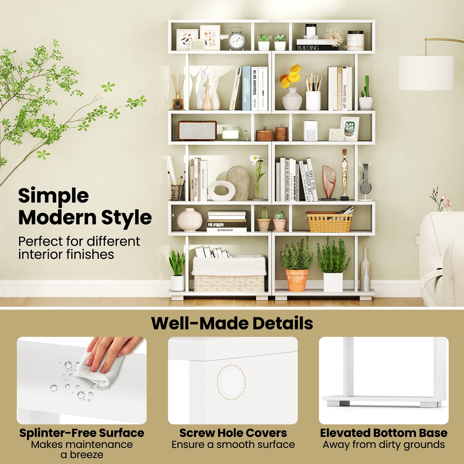 Slickblue D-CO-HW45801BC bookcases - View #4