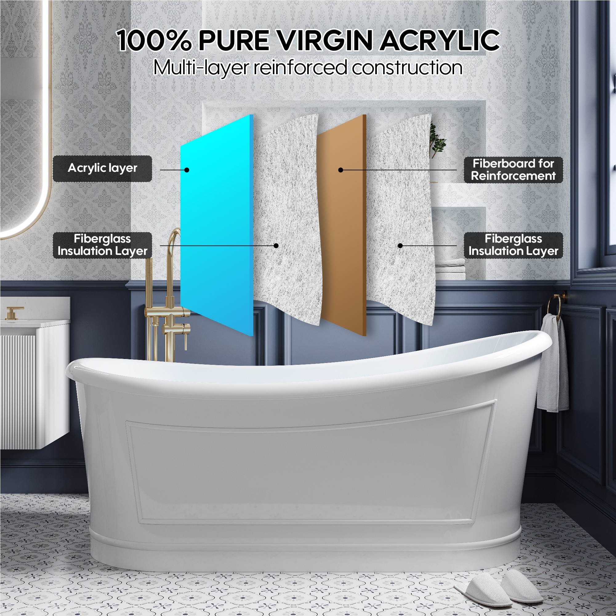 Forclover HBV-Y652 bathtubs - View #12