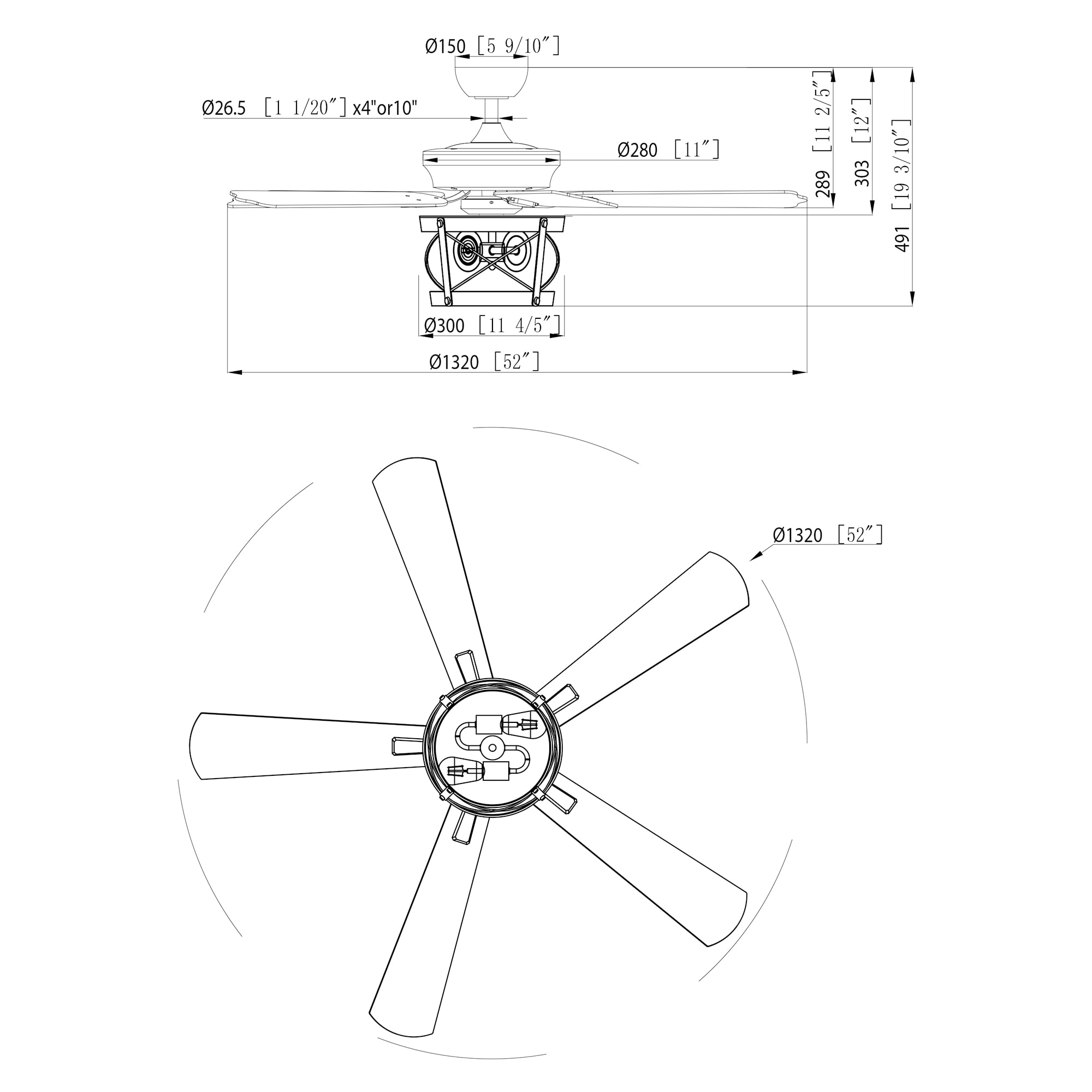Parrot Uncle F6332110V Ceiling-Fans - View #19