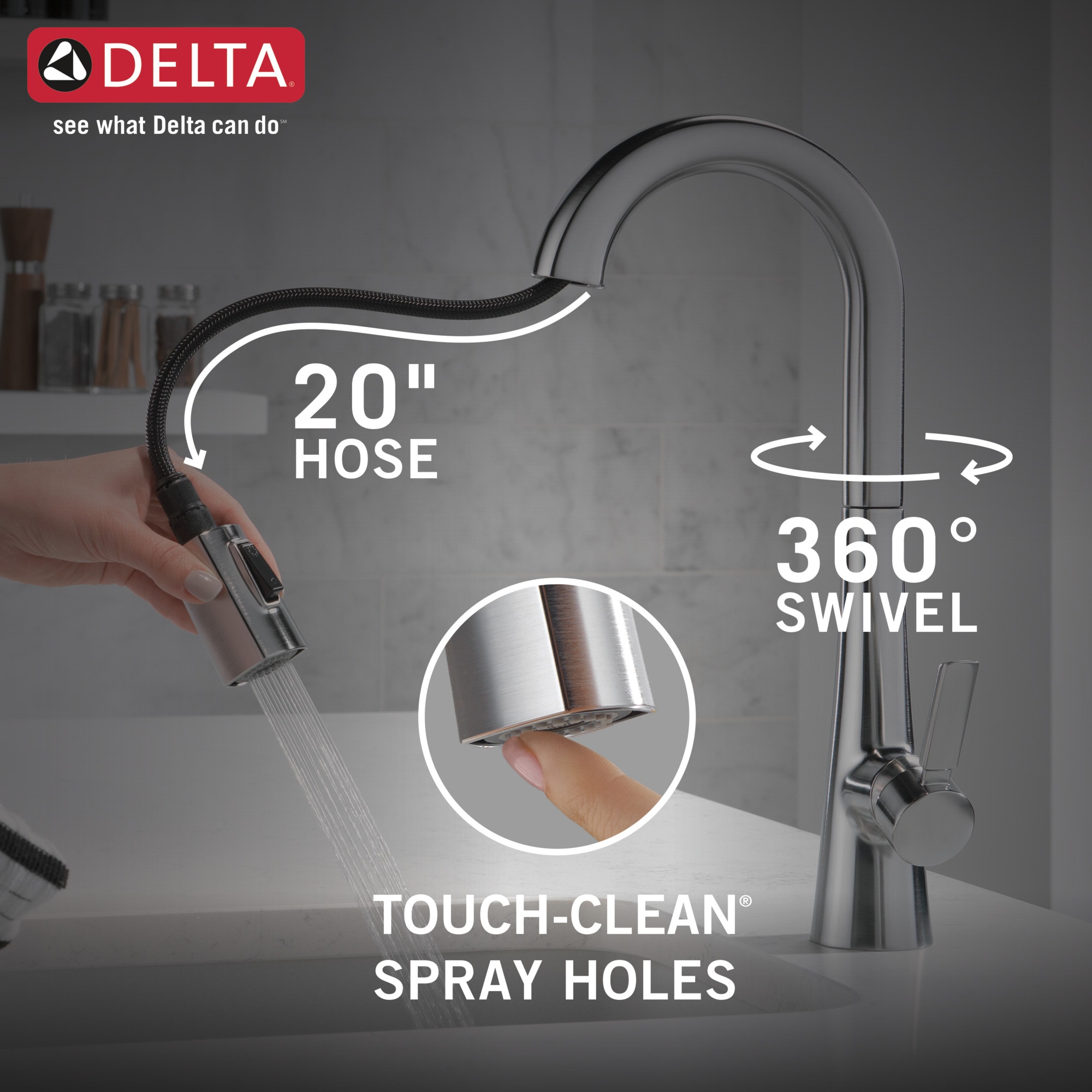 Delta 9991-AR-PR-DST Kitchen-Faucets - View #10