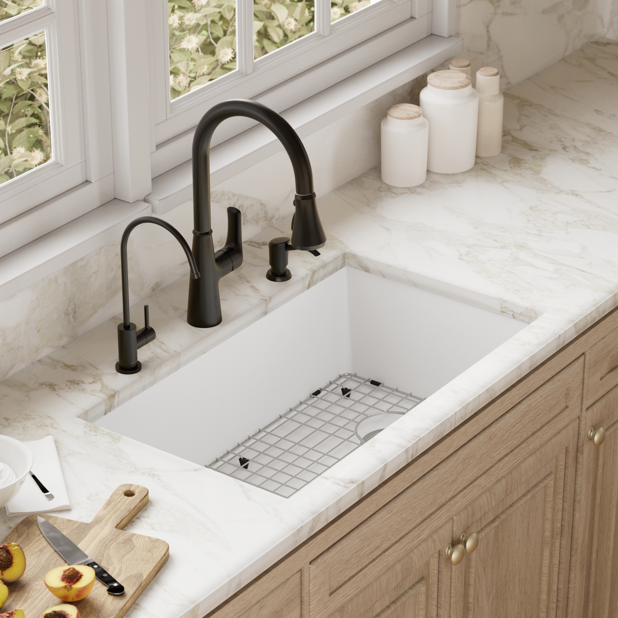 Karran QU-670-WH-PK1 Kitchen-Sinks - View #4