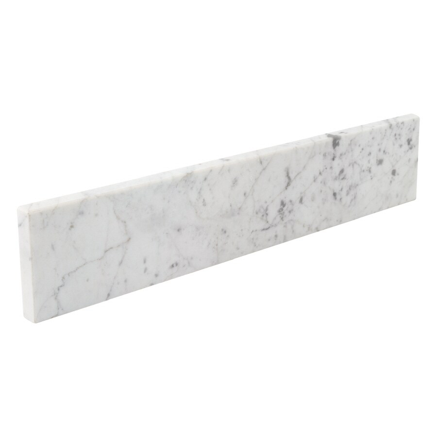 ESTATE by RSI USS22P-CAR H x 20.5-in L Carerra Natural Marble Bathroom Side Splash