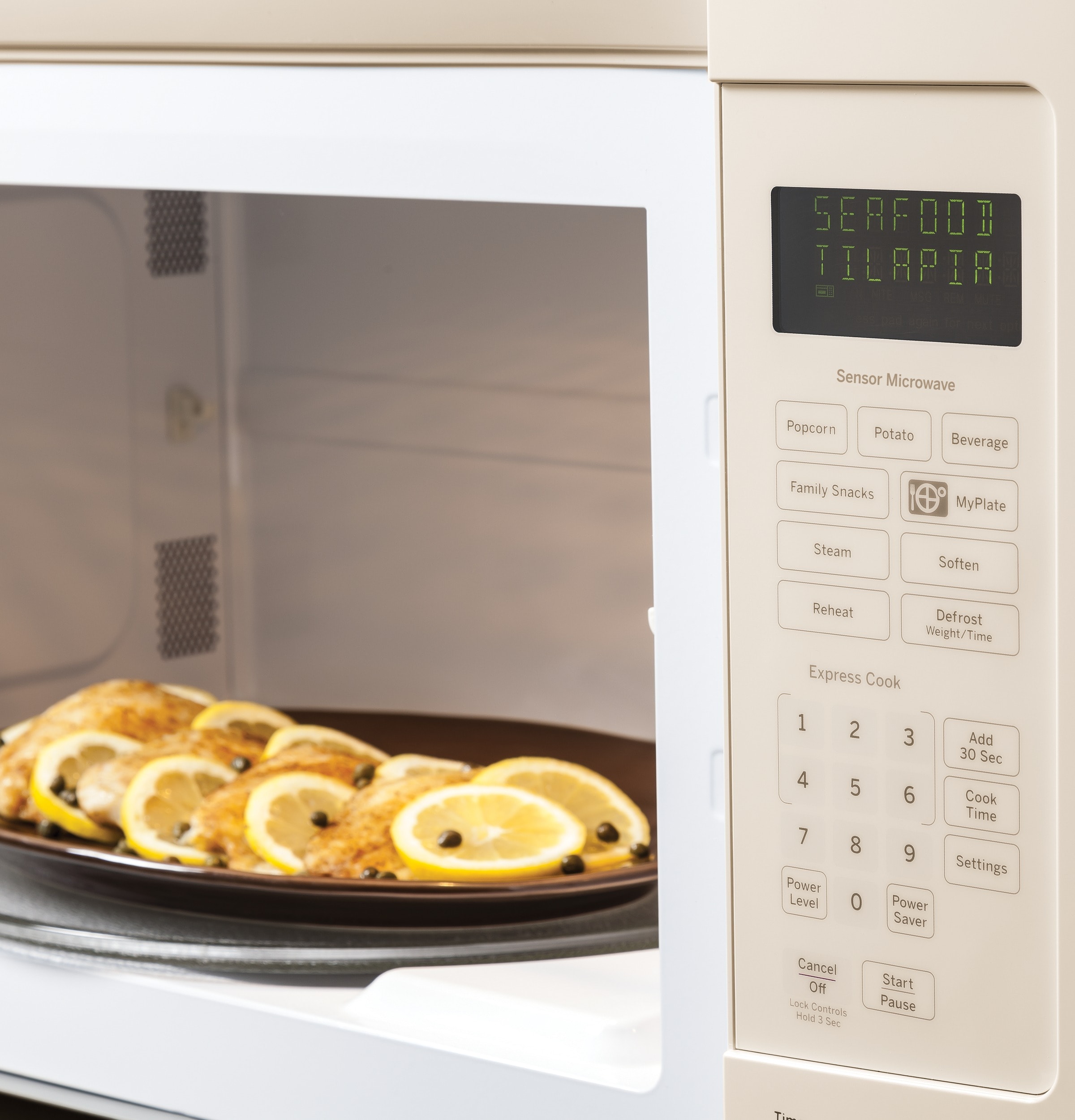 GE 1.9-cu ft 1000-Watt Over-the-Range Microwave with Sensor Cooking ...