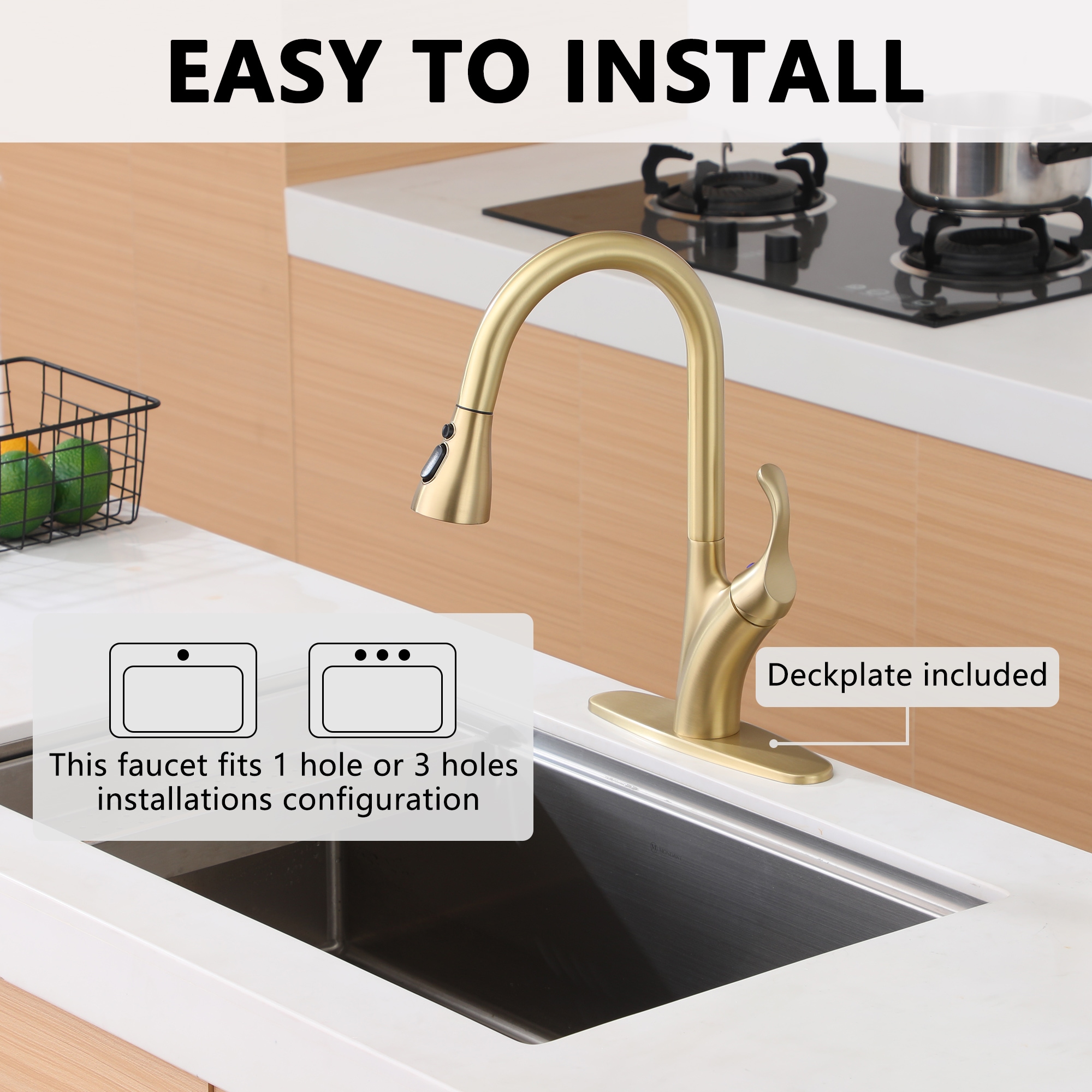 Clihome SQTK190-KF51 Kitchen-Faucets - View #9