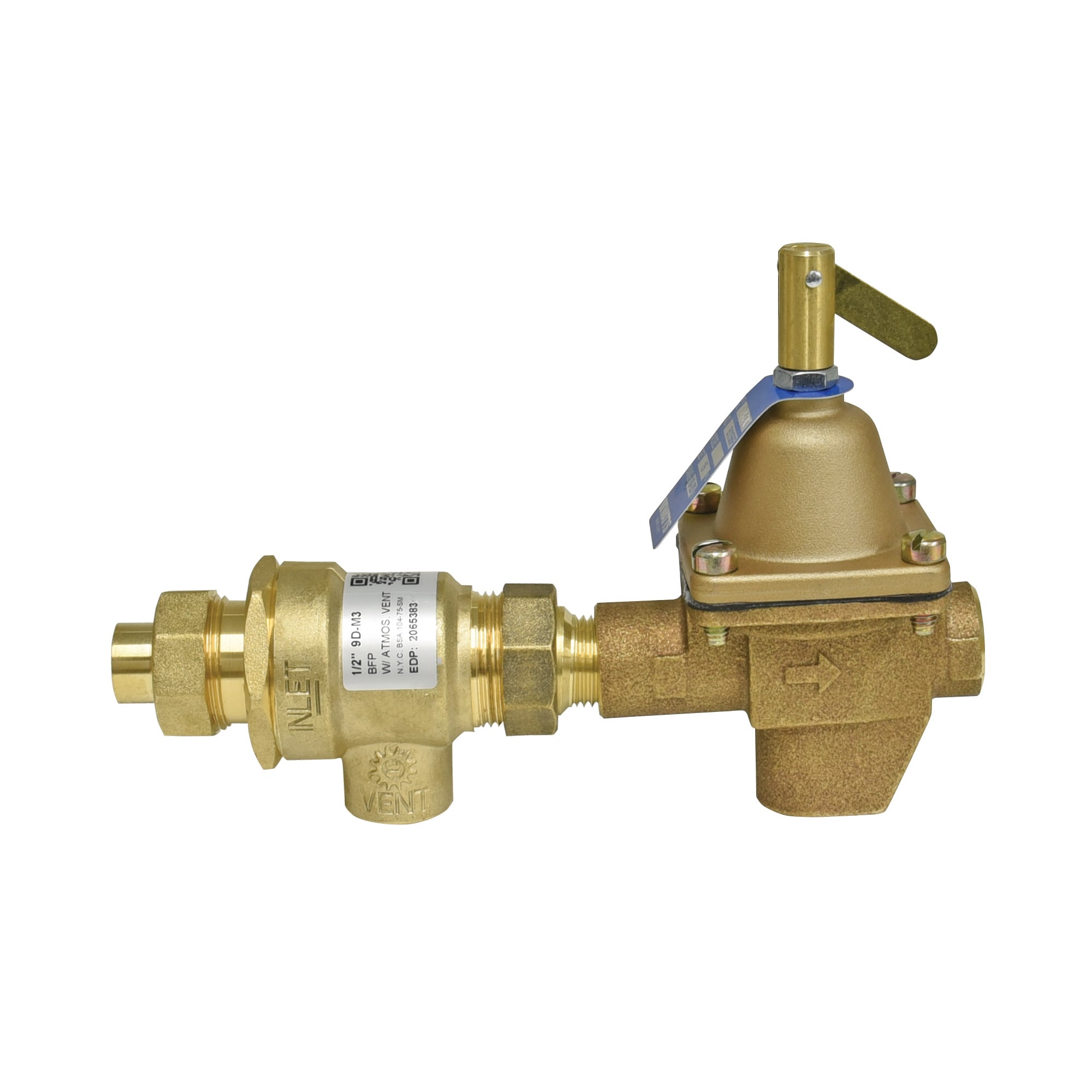 Watts 1/2-in Bronze Backflow preventer #B911S-M3