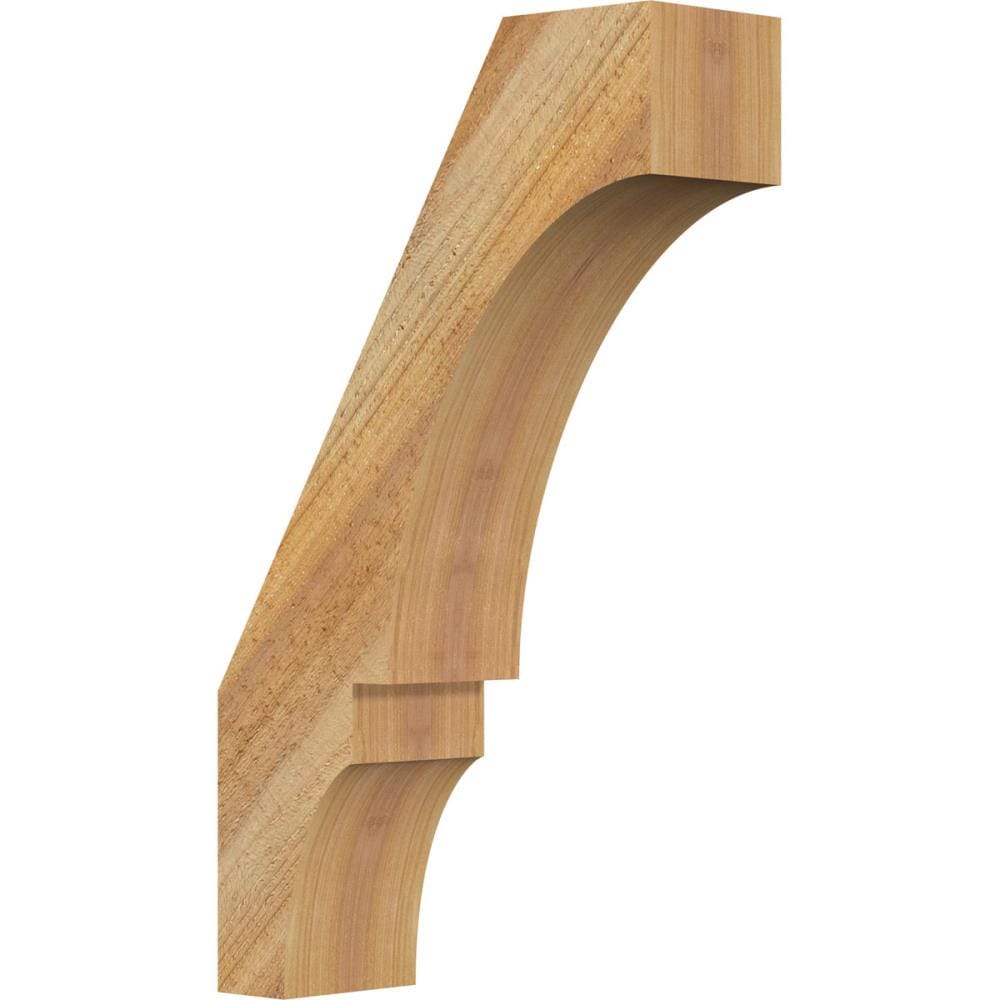 Ekena Millwork BRC04X12X20BOA00RWR 4-in x 12-in x 20-in Western Red Cedar Unfinished Wood Balboa rough sawn