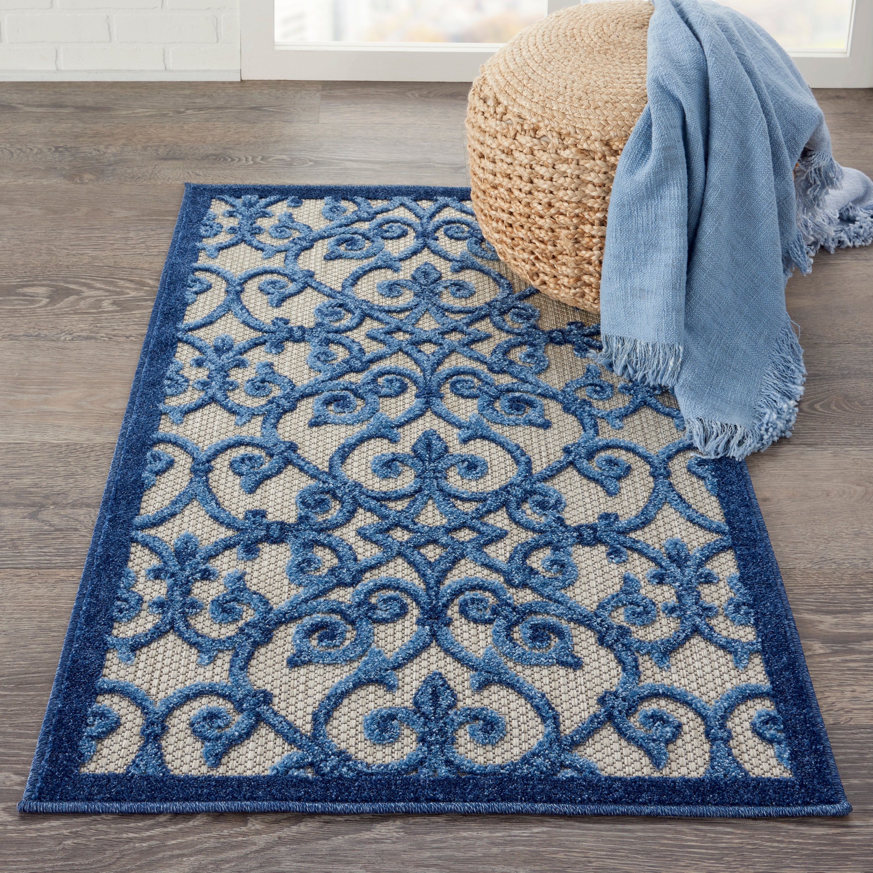 Nourison Basic RugLoc 3'4 x 5' Rectangle Non-slip Rug Pad