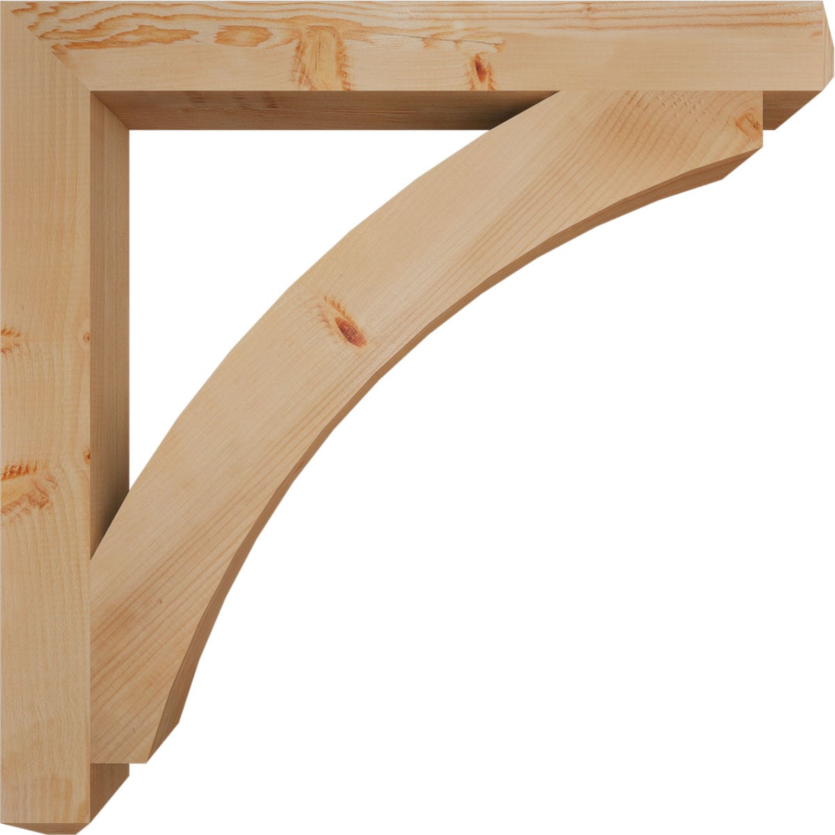 Ekena Millwork BKT04X38X38THR04SDF Exterior-Brackets-Braces - View #3