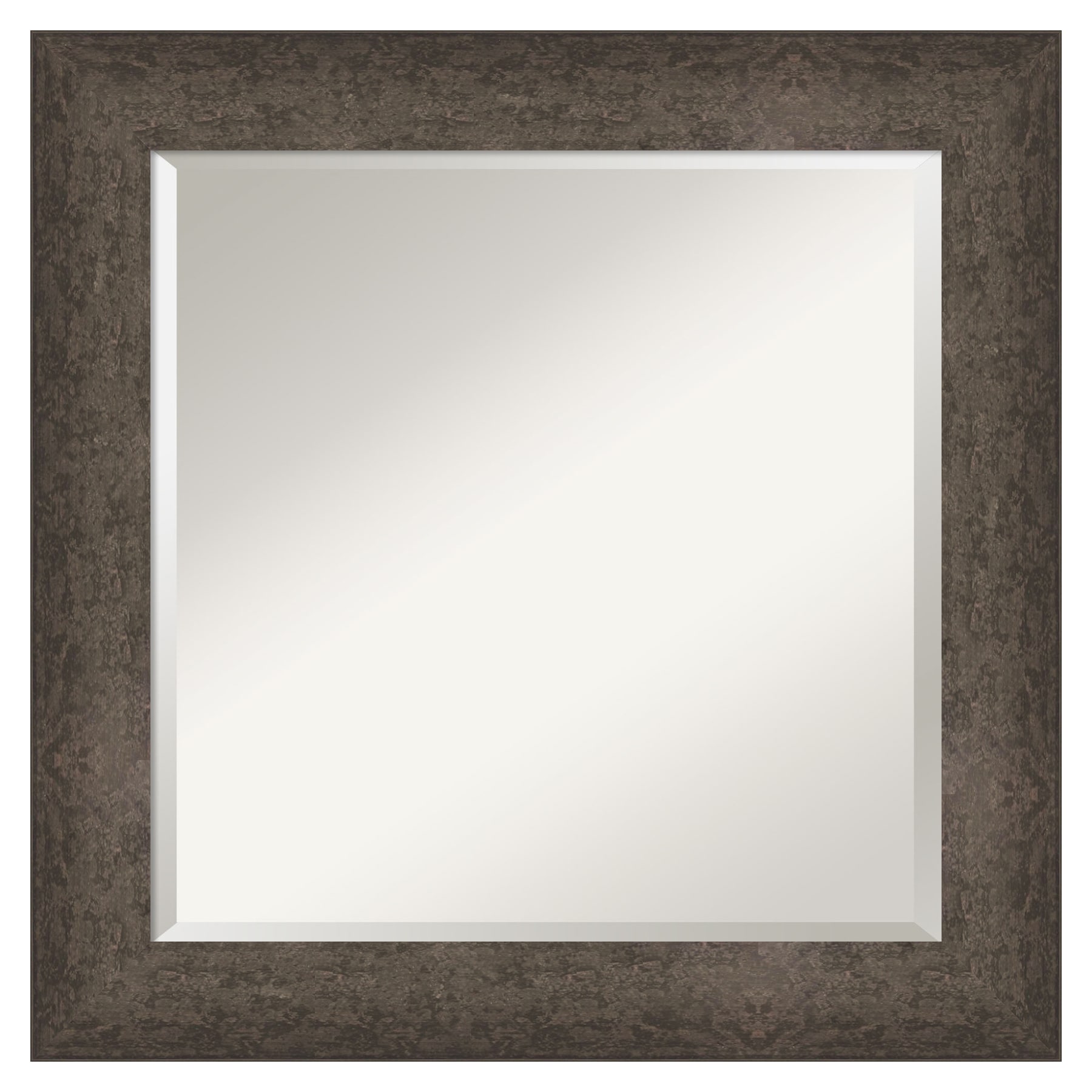 Amanti Art A17008262064 Dappled Light Bronze Frame 25.5-Inches W x 25.5-Inches H Square Dappled Light Bronze Framed Wall Mirror