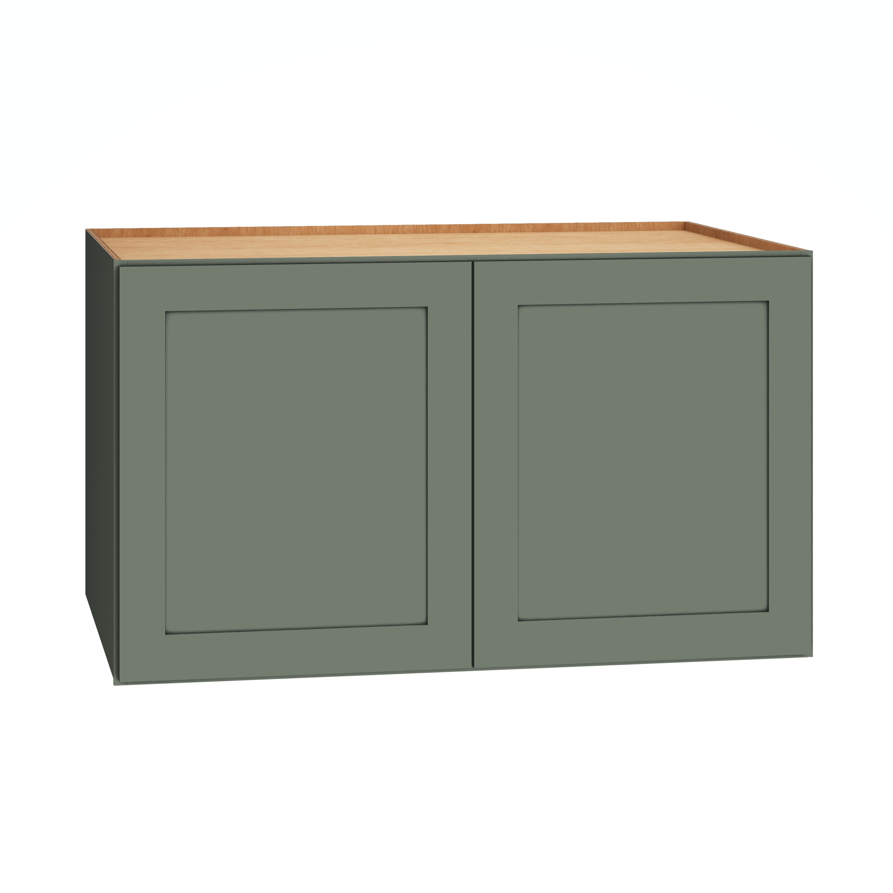Diamond Express 61H-W362124 Jamestown 36-in W x 21-in H x 24-in D Retreat Green Wall Fully assembled Plywood Cabinet (Recessed Panel Shaker)