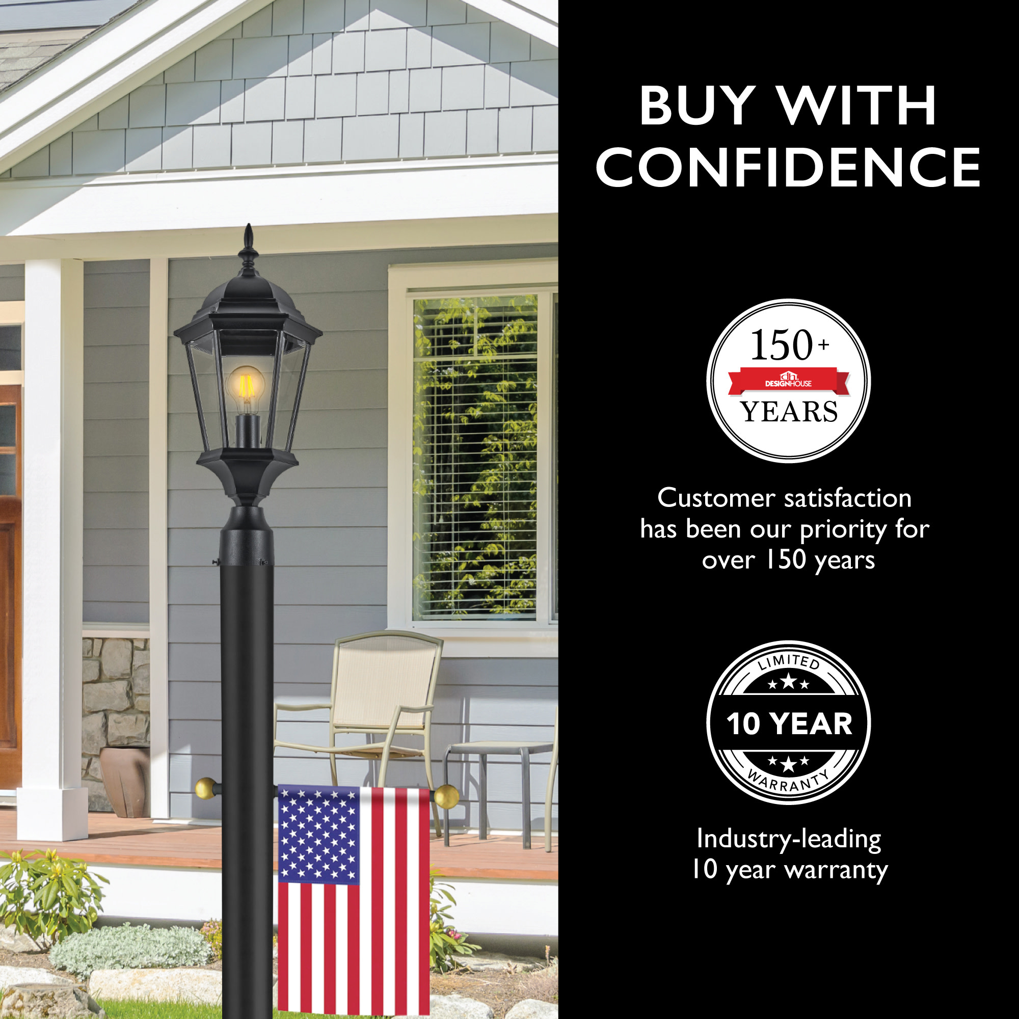 Design House 589853 Complete-Post-Lights - View #4