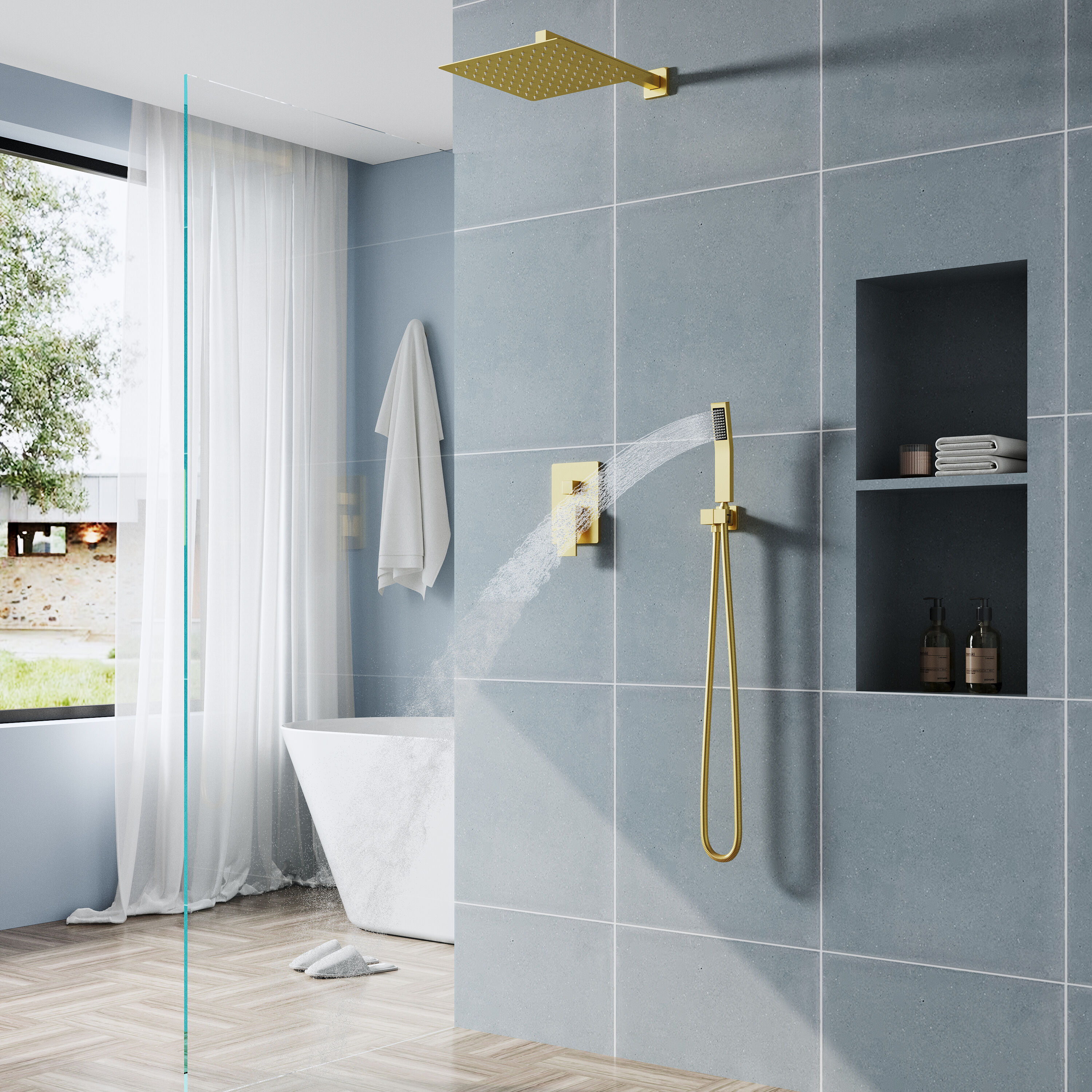 WELLFOR DTG-803S12BG Tub-Shower-Faucets - View #19