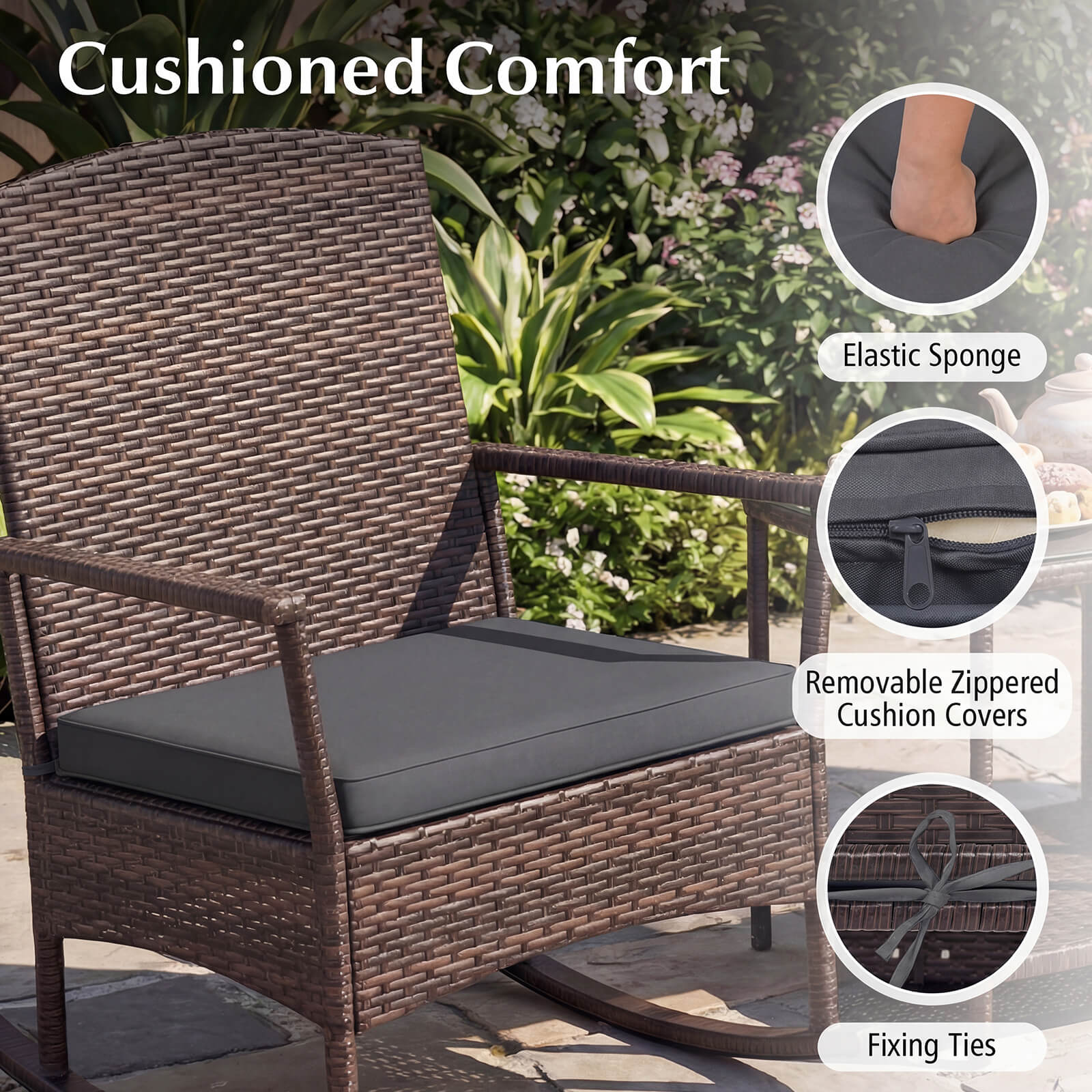 Costway CSHY006282 Patio-Conversation-Sets - View #6