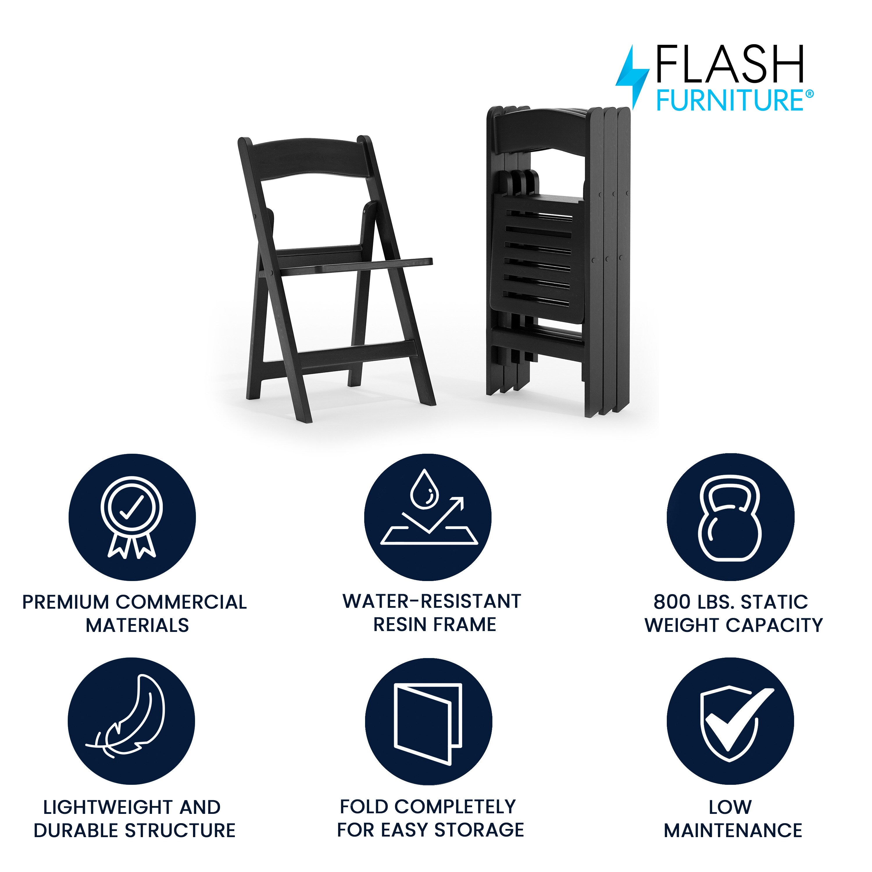 Flash Furniture 196861197765 Folding-Chairs - View #2
