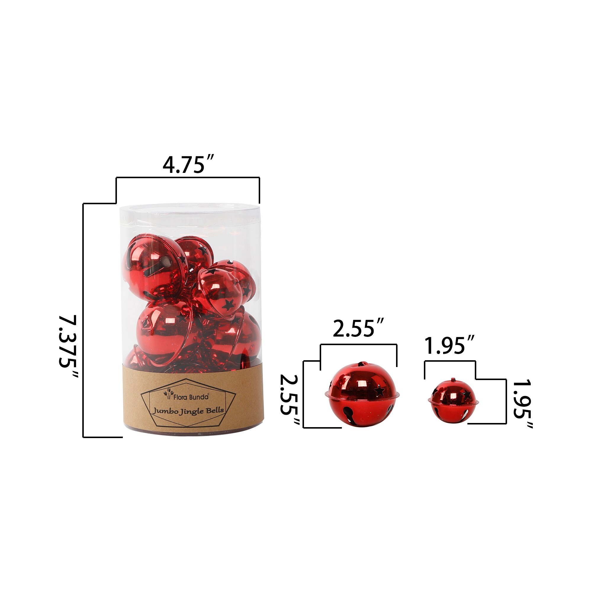 Flora Bunda CH2118E-RD Table-Christmas-Decorations - View #2