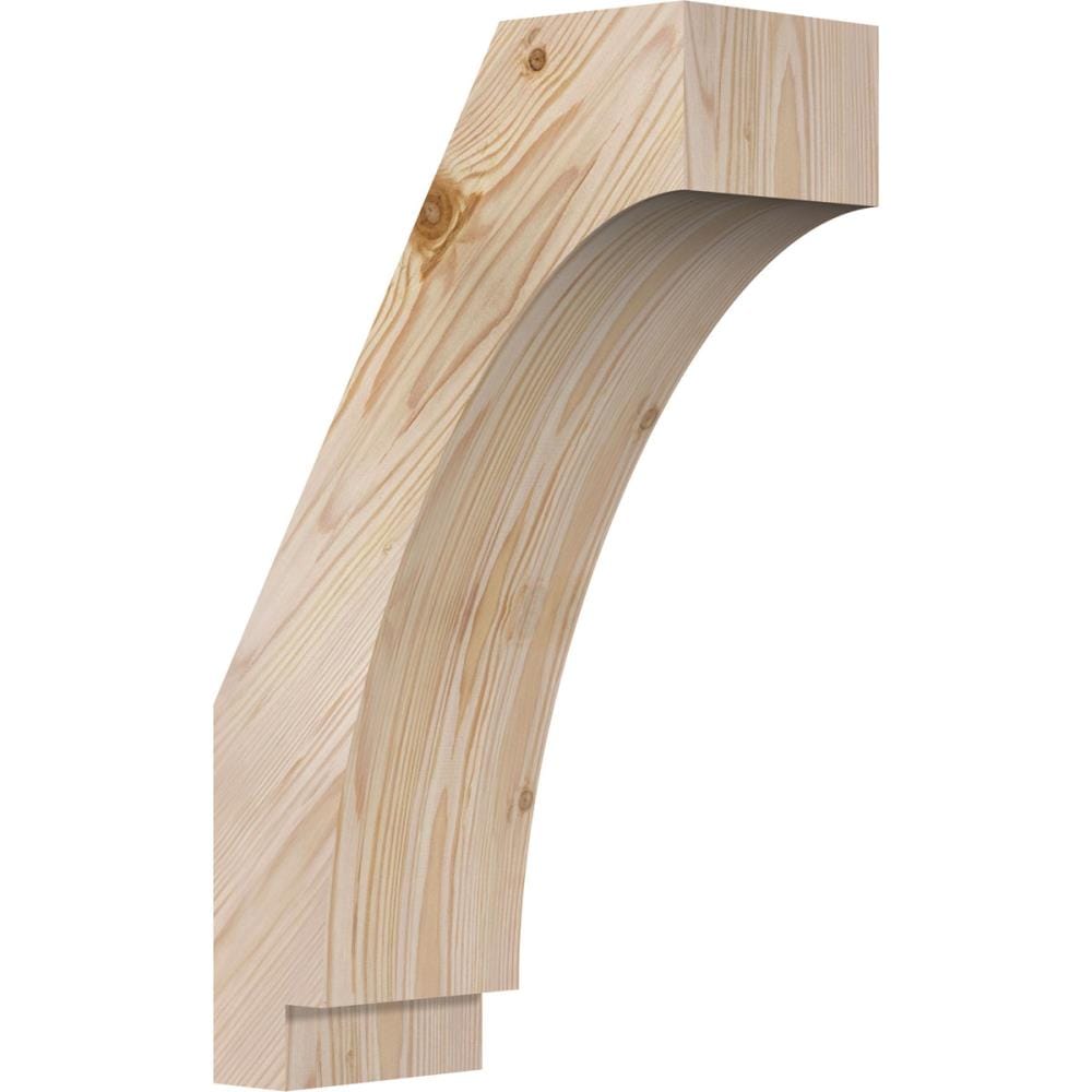 Ekena Millwork BRC06X12X20IMP00SDF 5-1/2-in x 12-in x 20-in Douglas Fir Unfinished Wood Imperial smooth