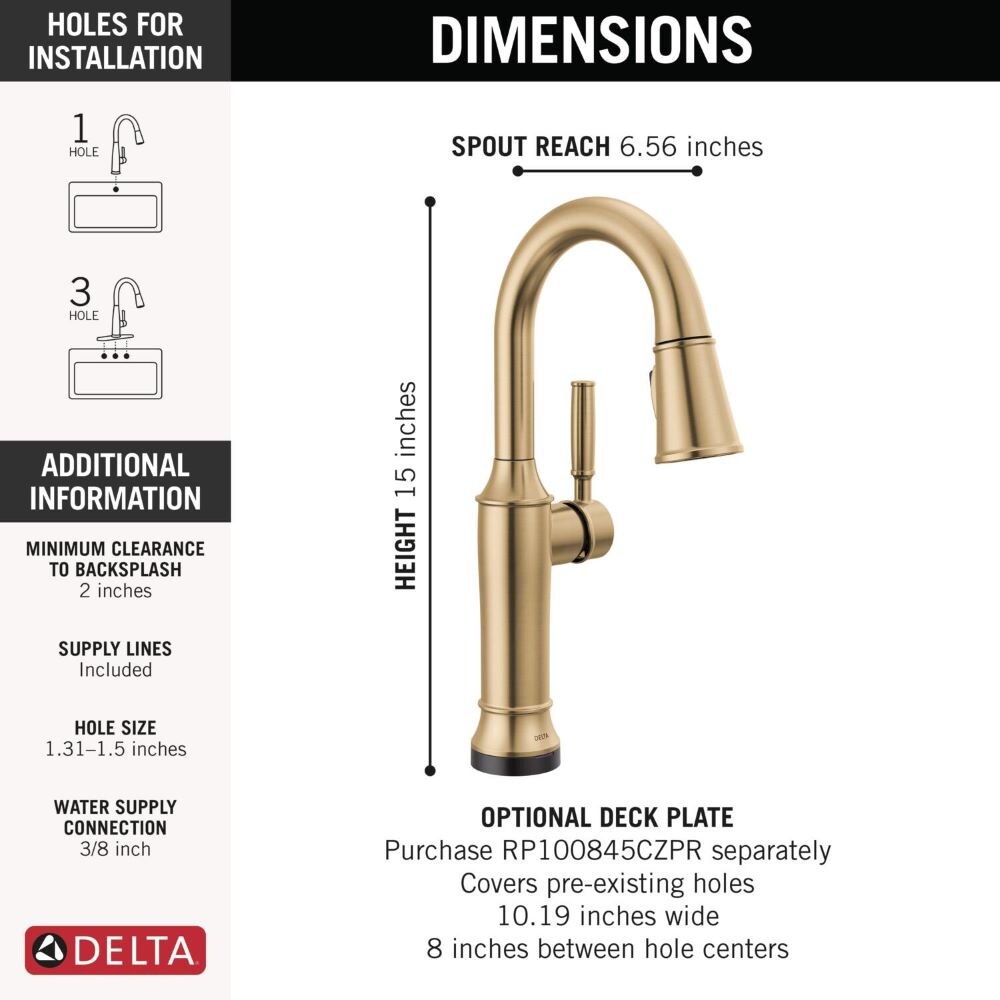 Delta 9984TL-CZ-PR-DST Kitchen-Faucets - View #6