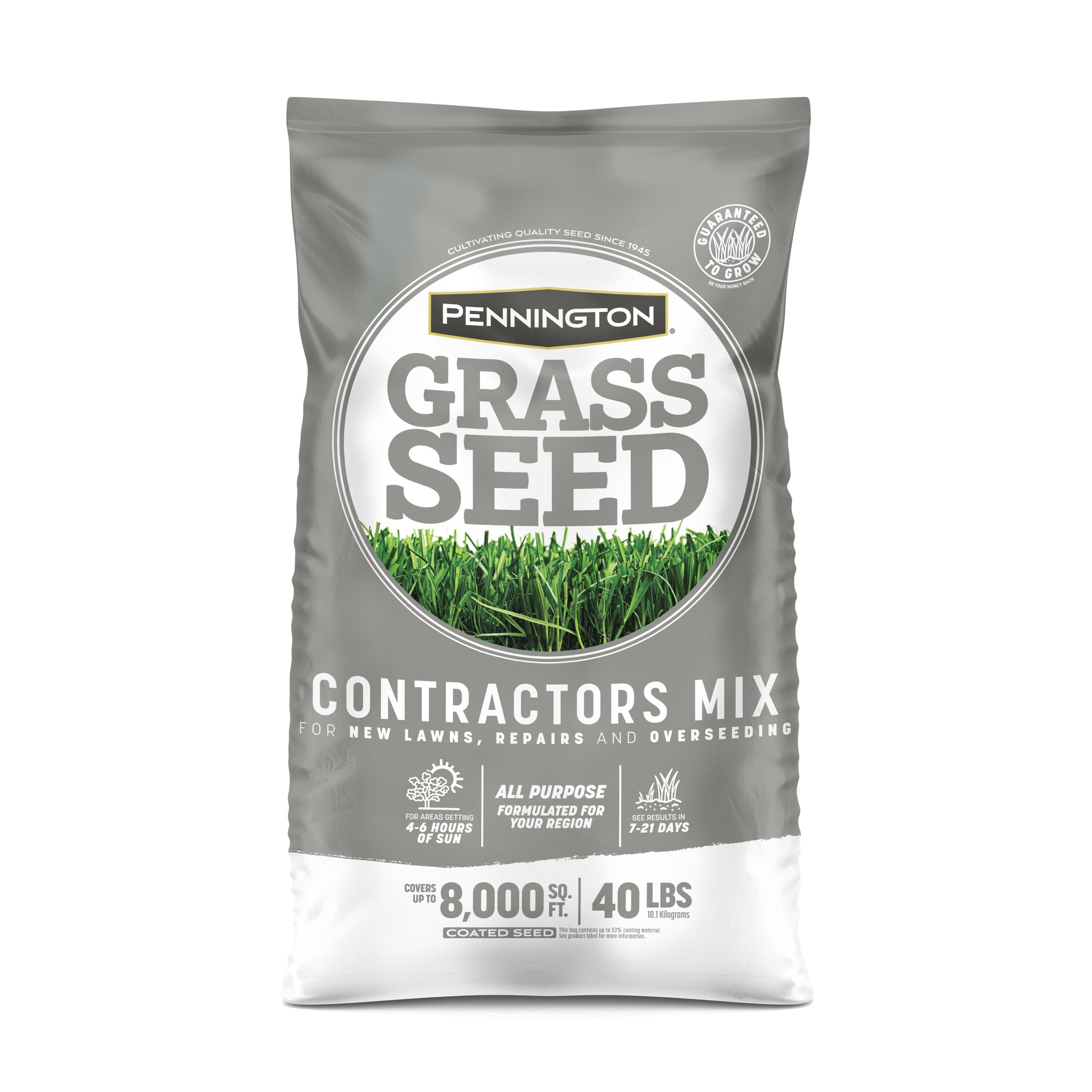 Pennington 2149602329 Contractor's Mix South 40-lb Mixture/Blend Grass Seed