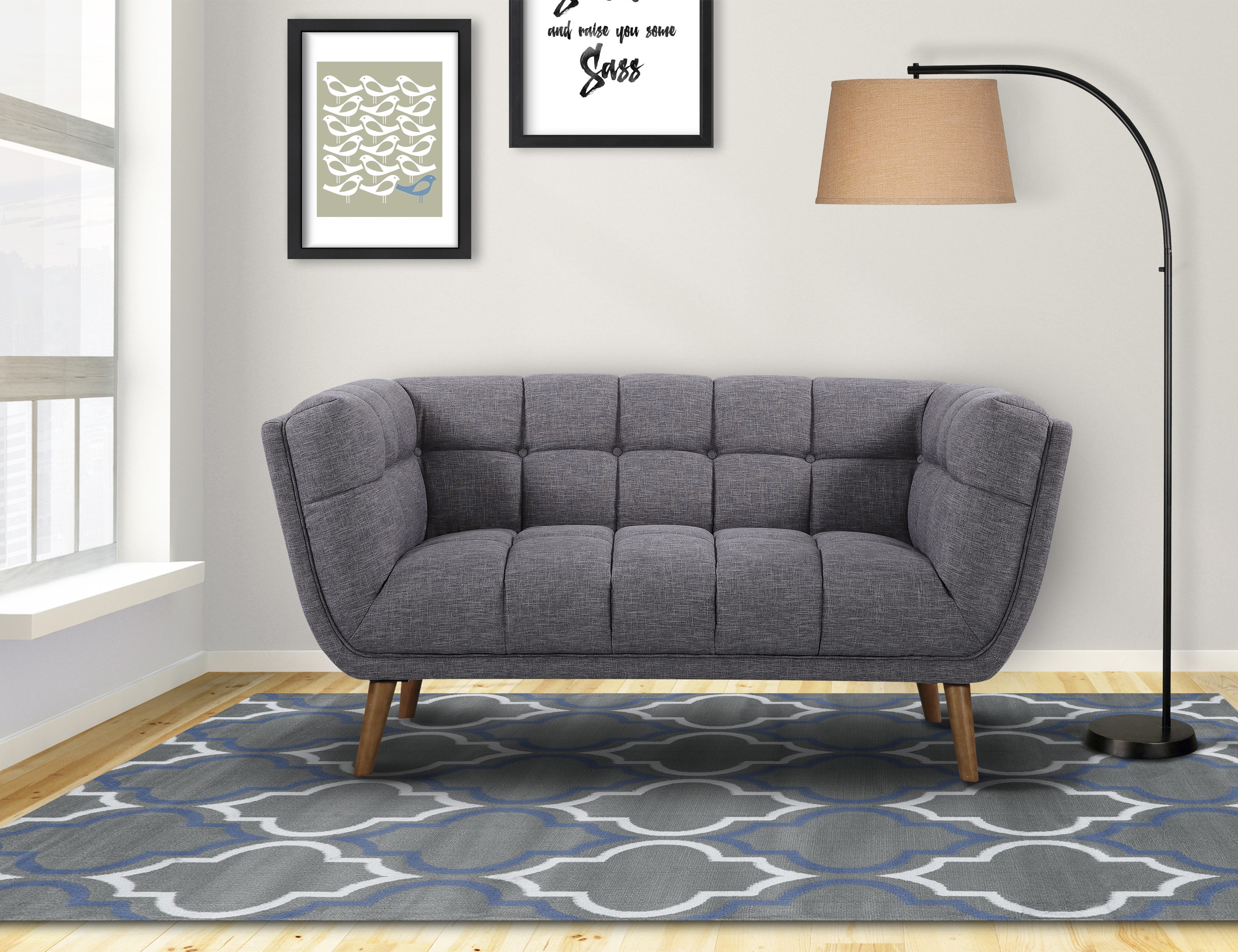 Armen Living LCPH2DG Sofas-Loveseats - View #6