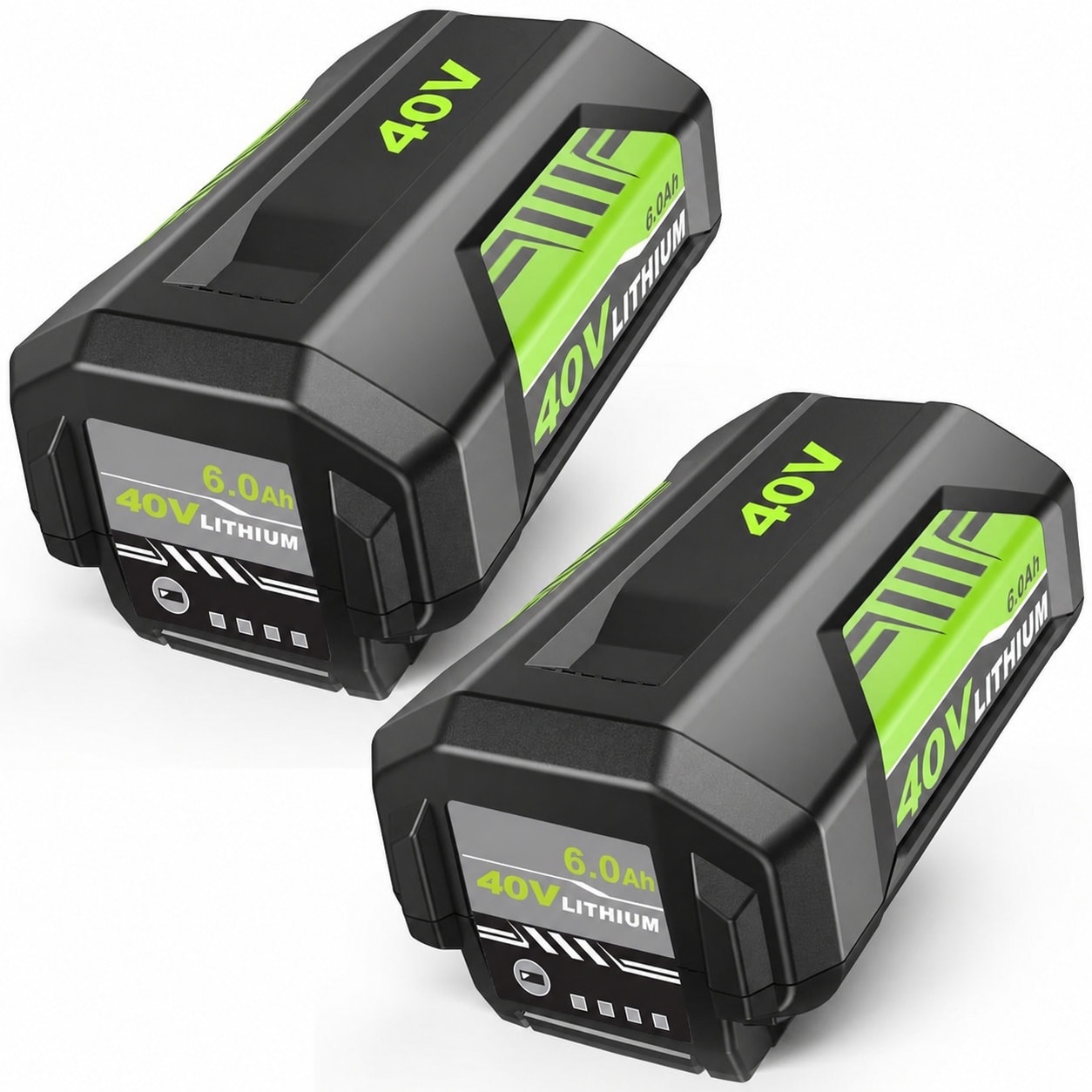 GAOLLY - KHKFY 2 pack 40 volt high capacity power tool accessory compatible with cordless lawnmow...