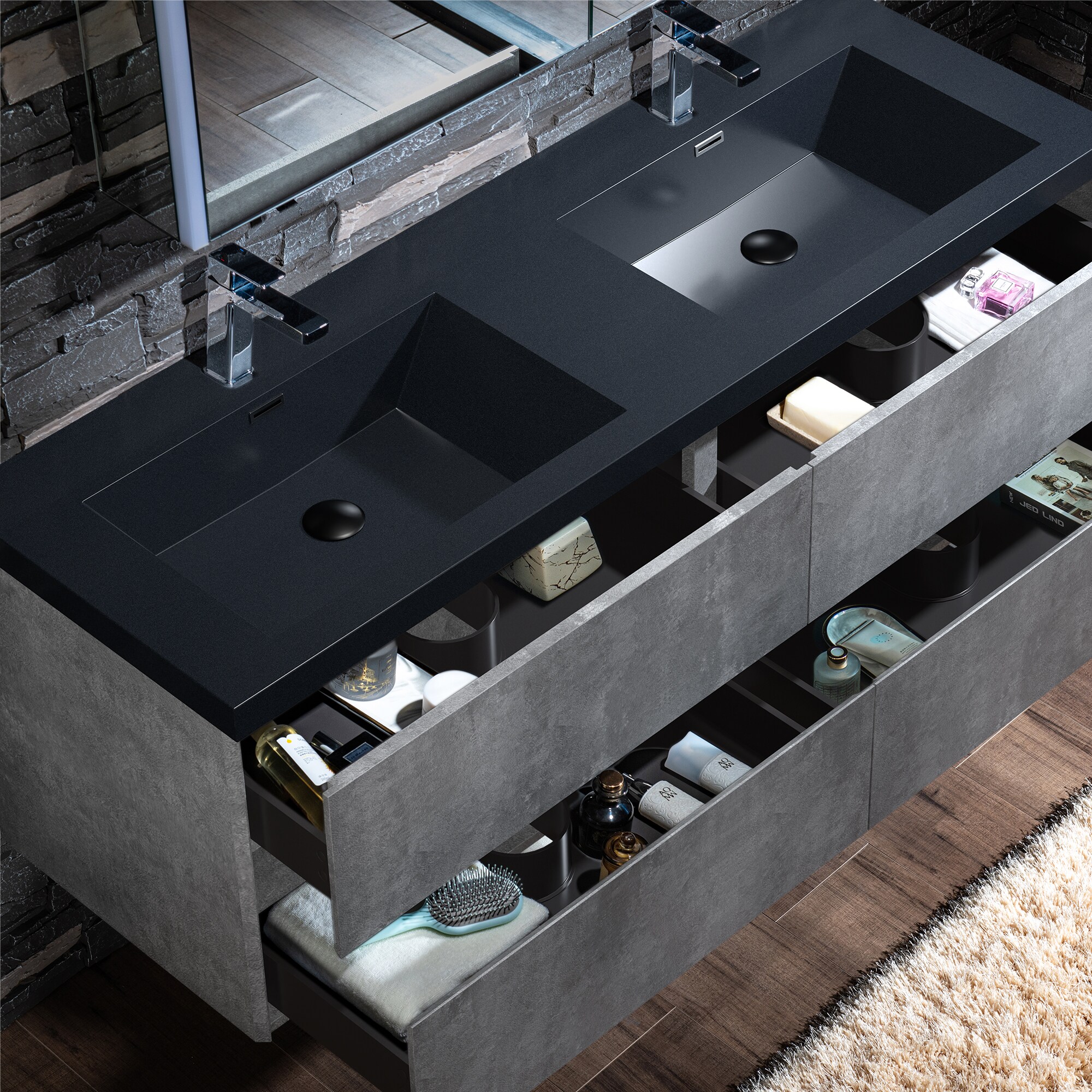 Woodbridge LVT1499 Bath-Vanity-Combo - View #4