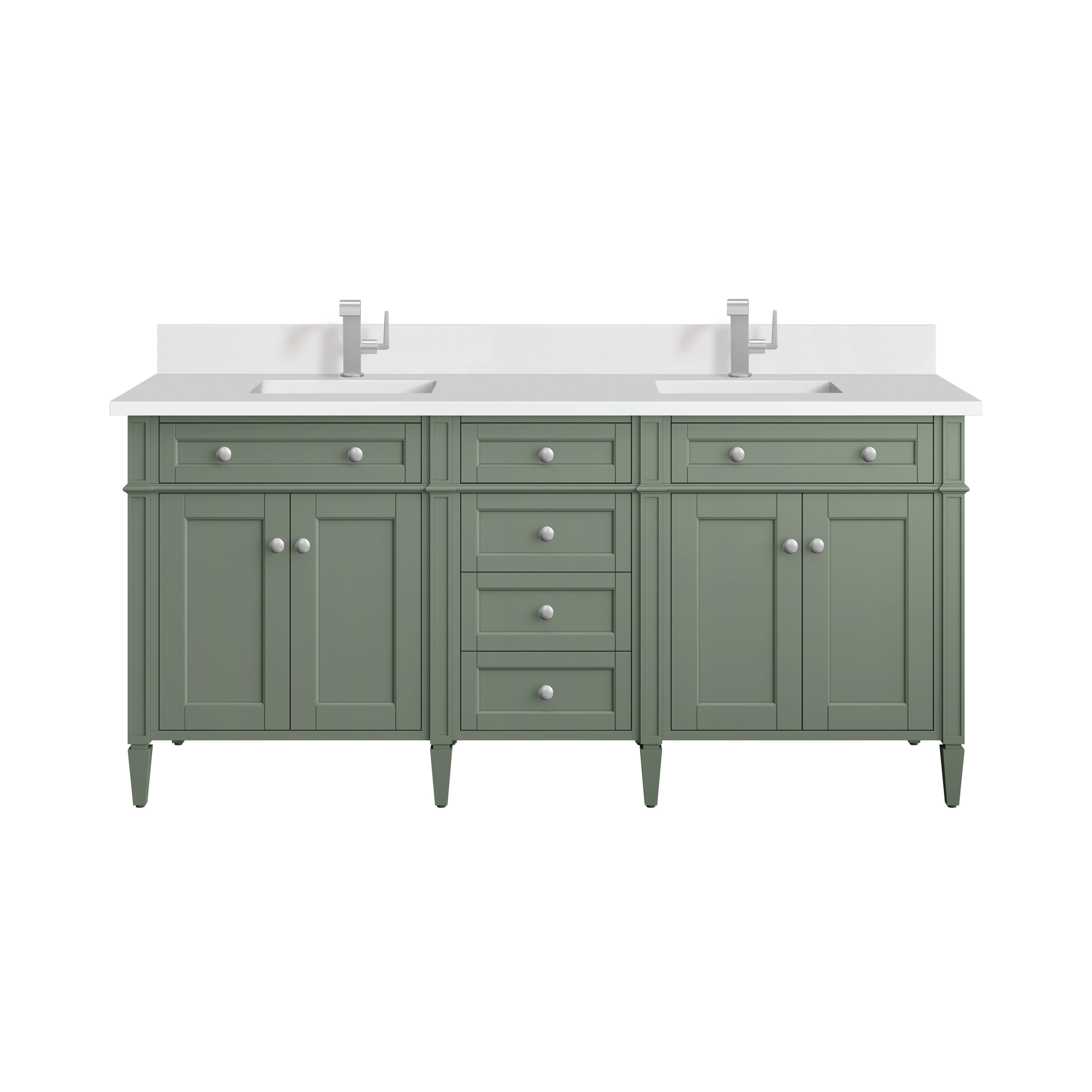 James Martin Vanities 655-V72-BW-1WZ Bath-Vanity-Combo - View #3
