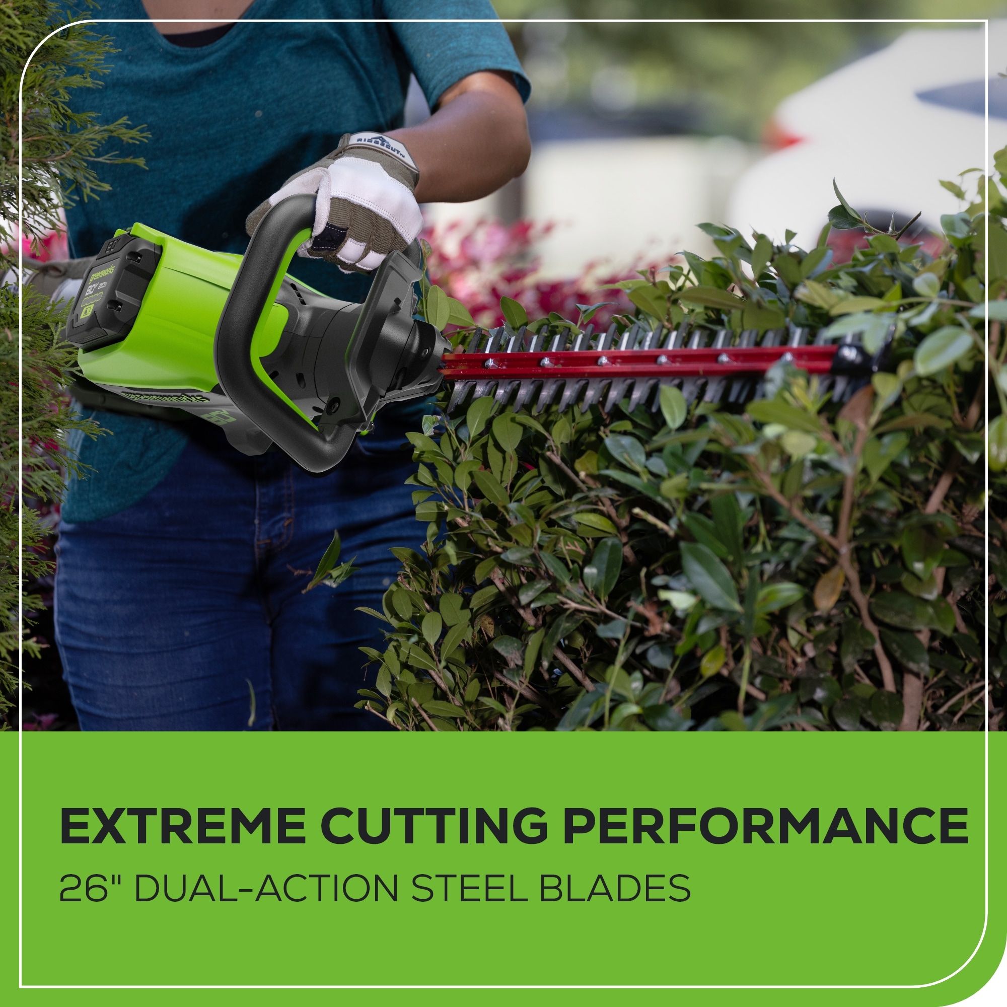 Greenworks HT80L213 Cordless-Hedge-Trimmers - View #5