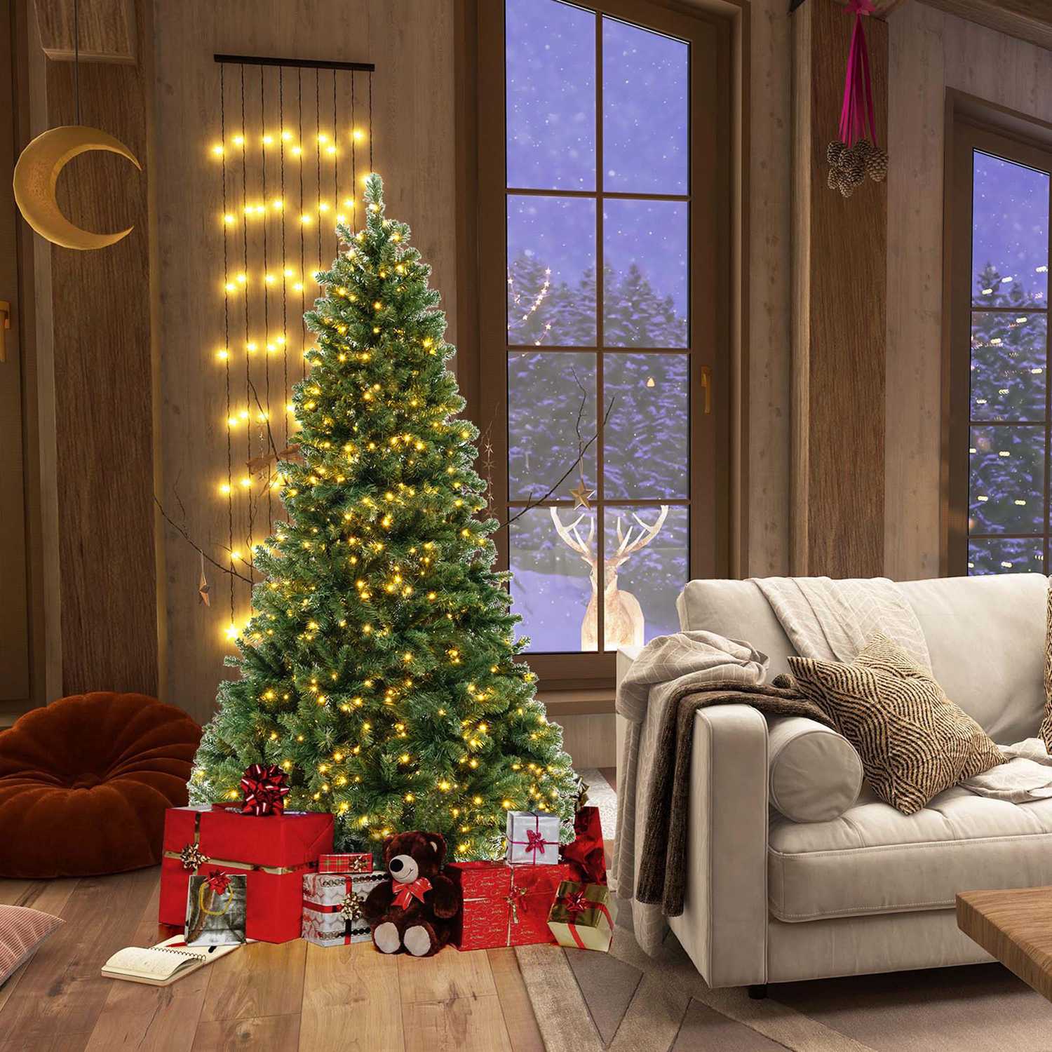 Costway CSHY000384 Artificial-Christmas-Trees - View #2