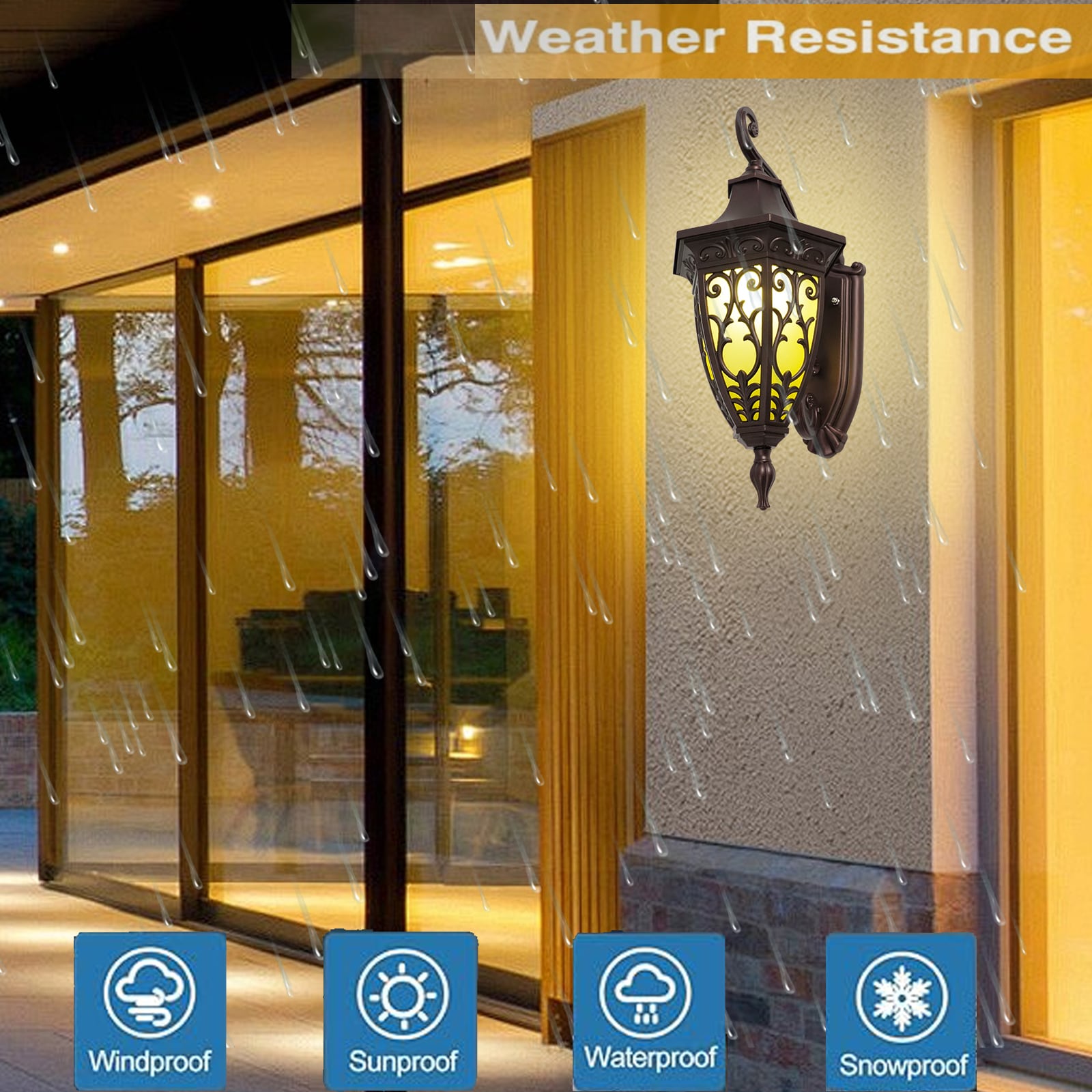 Oukaning KBUCQ17RUS-1 Outdoor-Wall-Lighting - View #2
