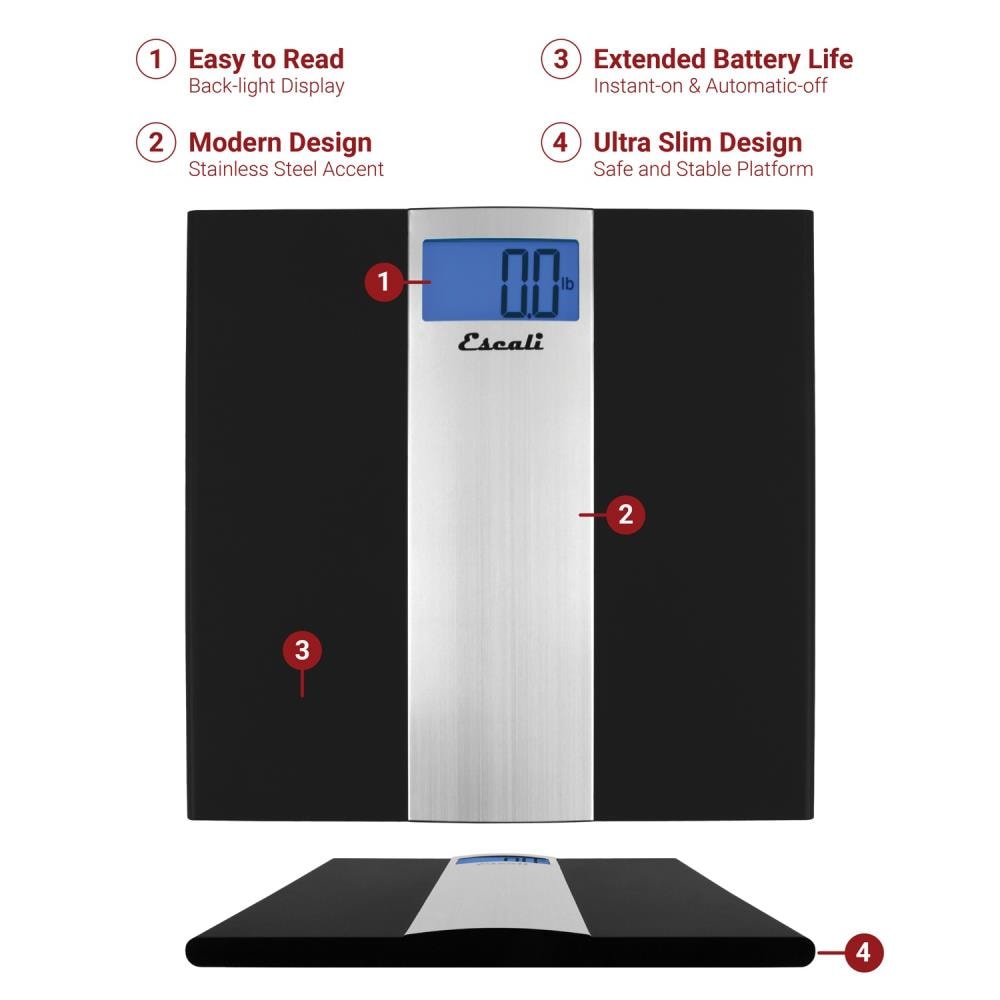 Escali US180B Bathroom-Scales - View #7