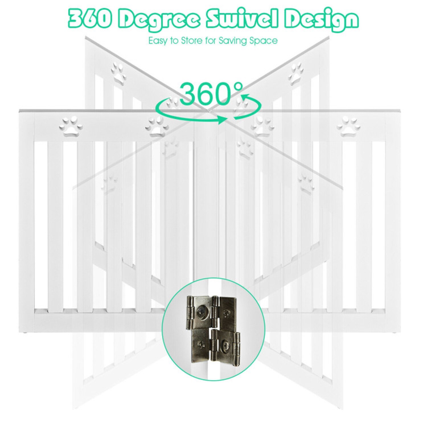 Mondawe MO-PS7400WH Pet-Gates - View #8