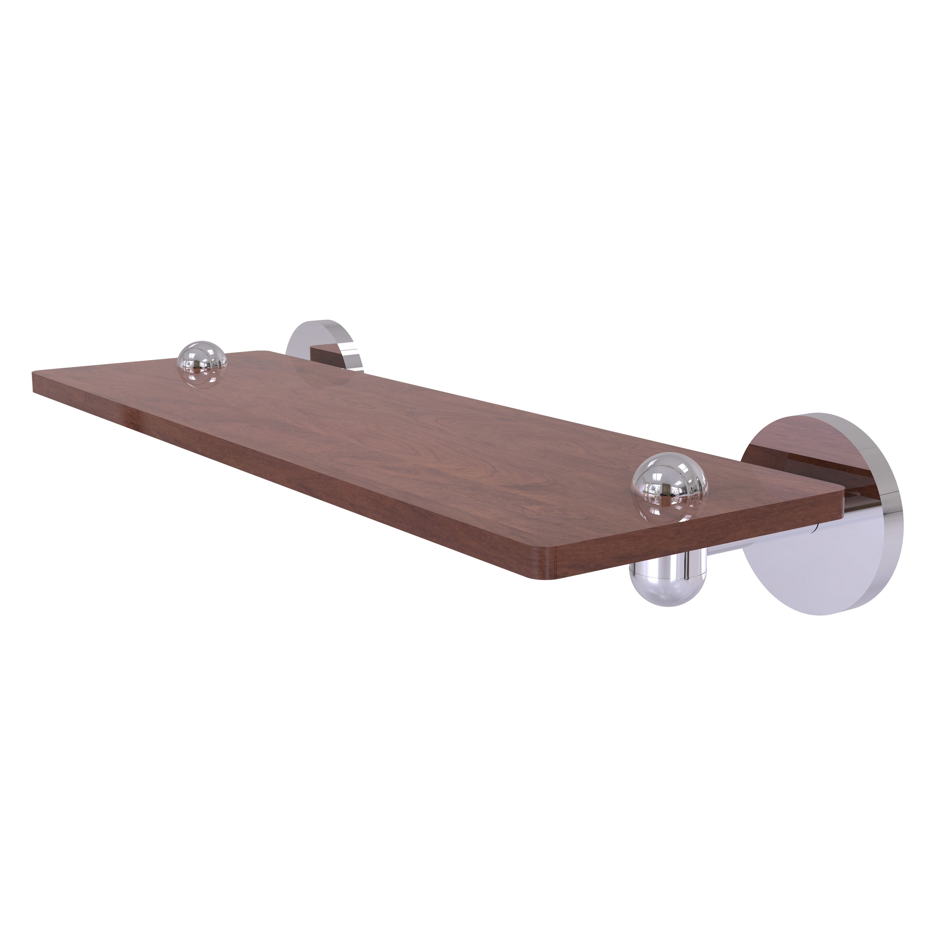 Allied Brass TA-1-16-IRW-PC Tango Polished Chrome Wall mount Bathroom Shelf ( 16-in x 2.5-in x 5-in )