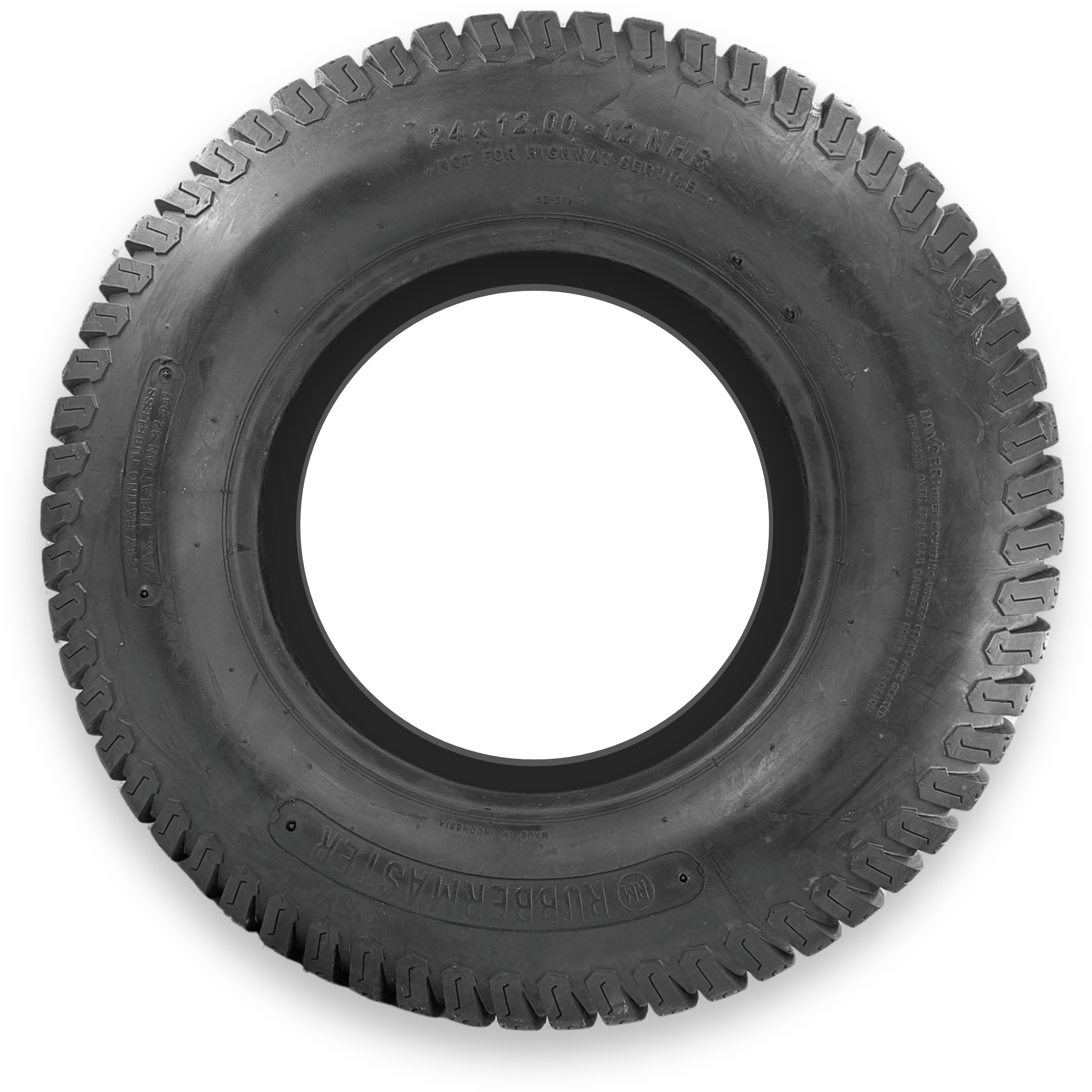 RubberMaster Rubbermaster 24x12-12 S-turf 6 Ply Tubeless Low Tire in ...