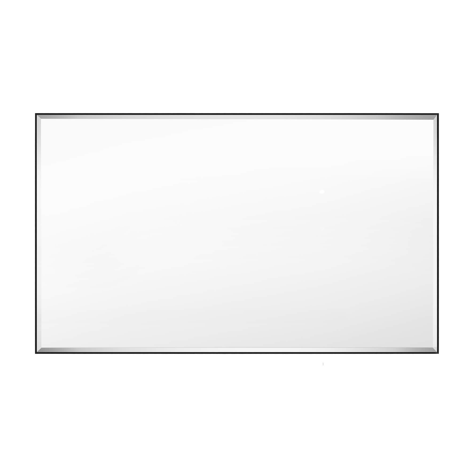 GETLEDEL MR-4607BK 40-Inches x 24-Inches Framed Rectangle Tilting Bathroom Vanity Mirror ( Black )