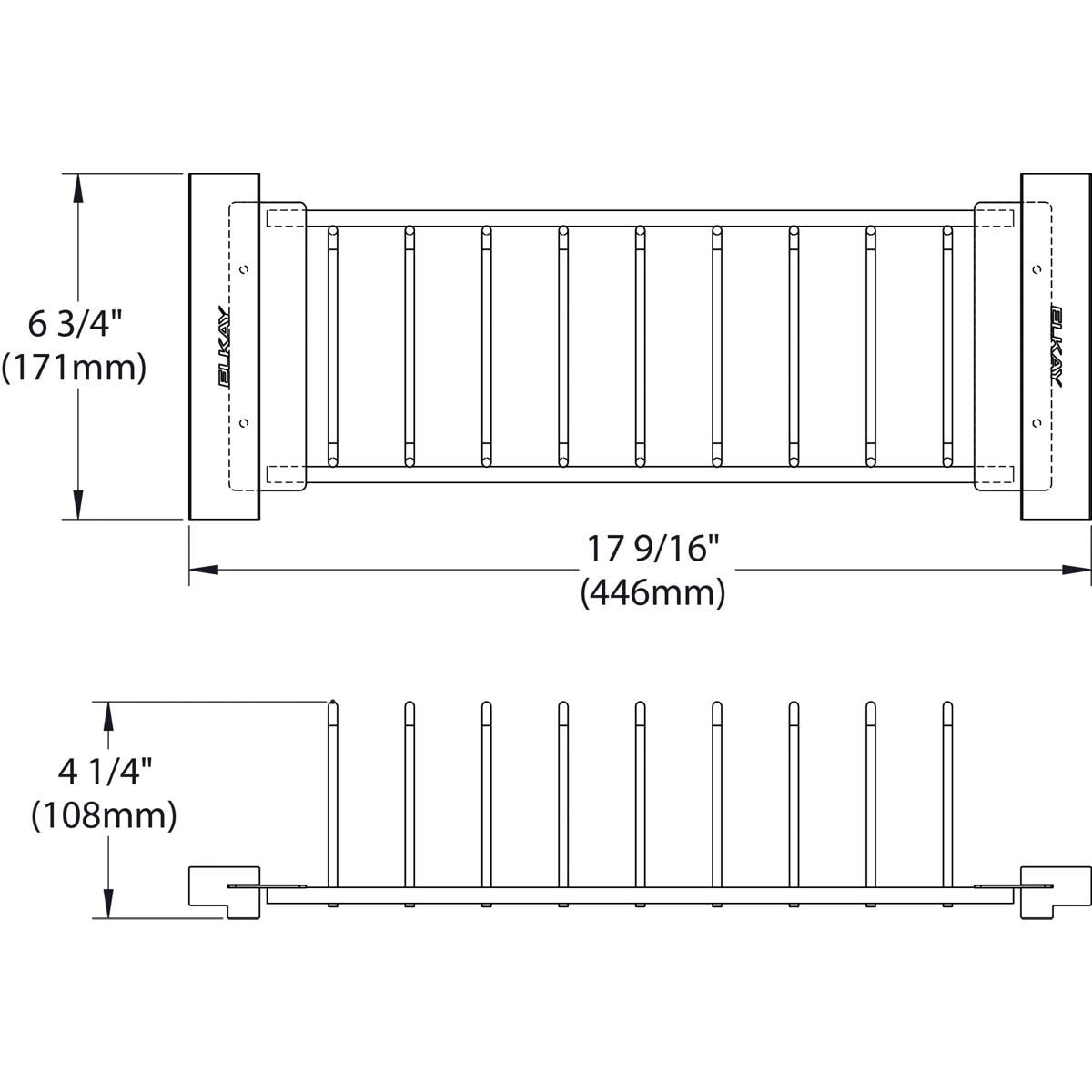 Elkay LKQCDR0717SS Dish-Racks-Trays - View #3