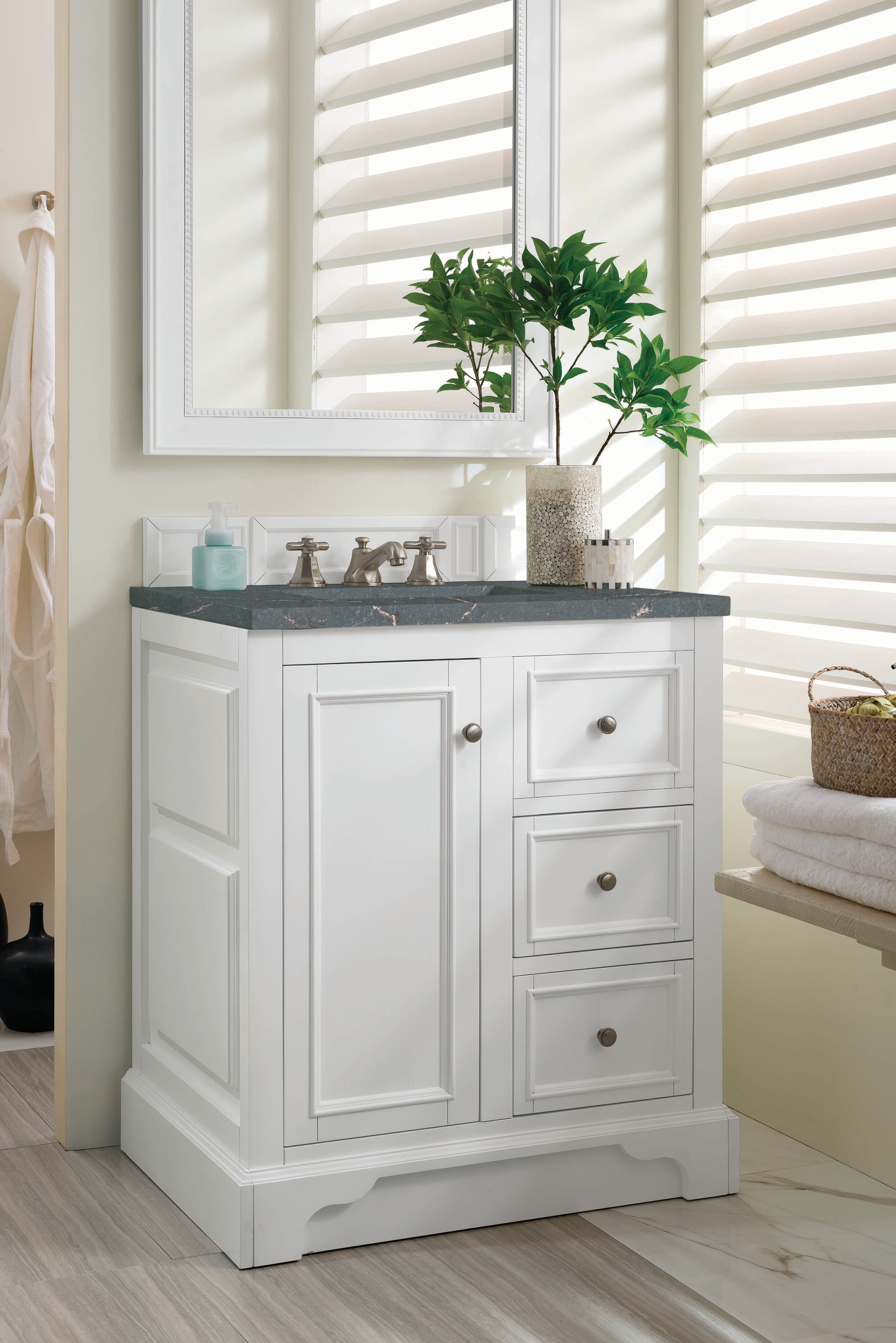 James Martin Vanities 825-V30-BW-3PBL Bath-Vanity-Combo - View #3
