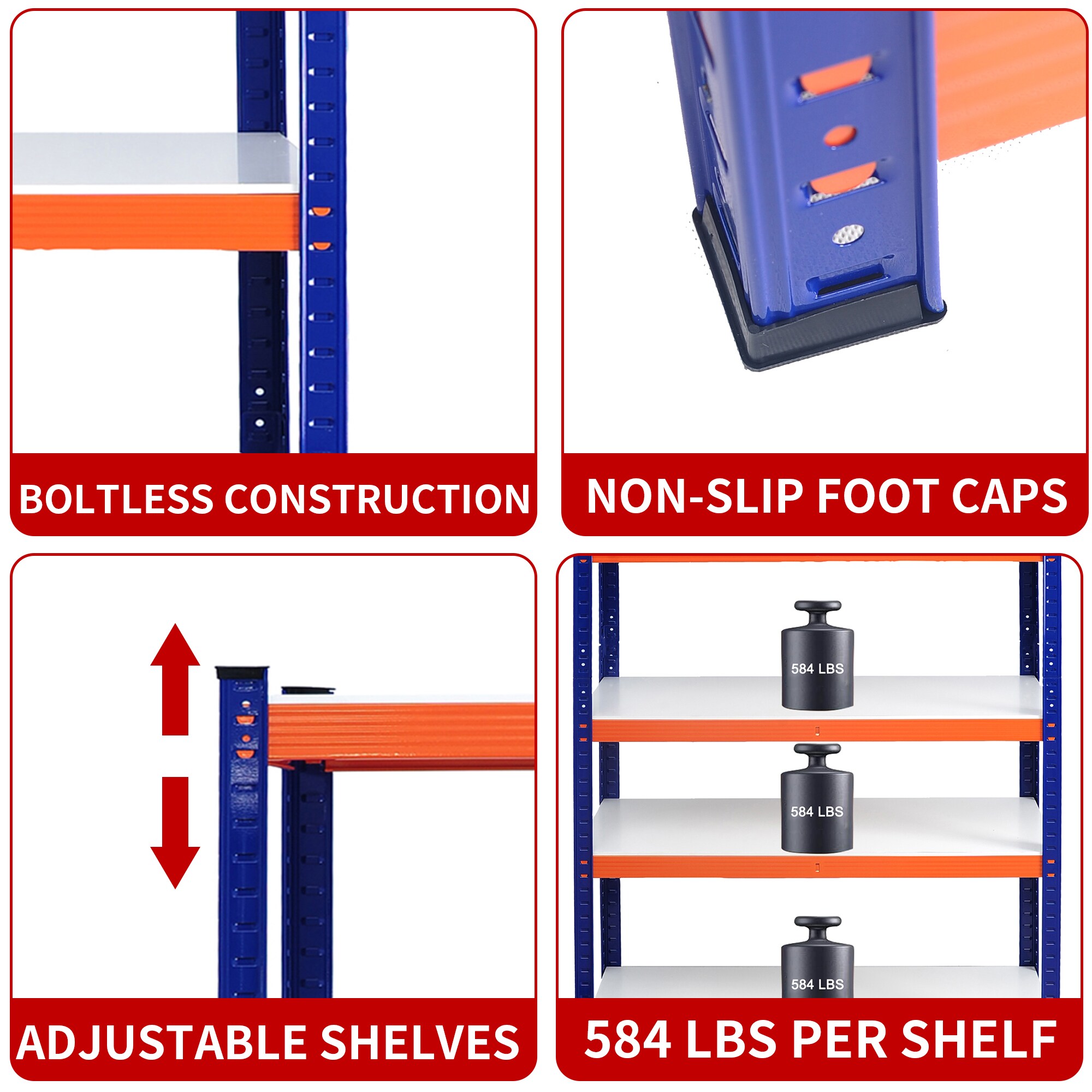 ToolCat PLP1-62-BHH Free-Standing-Shelving - View #2