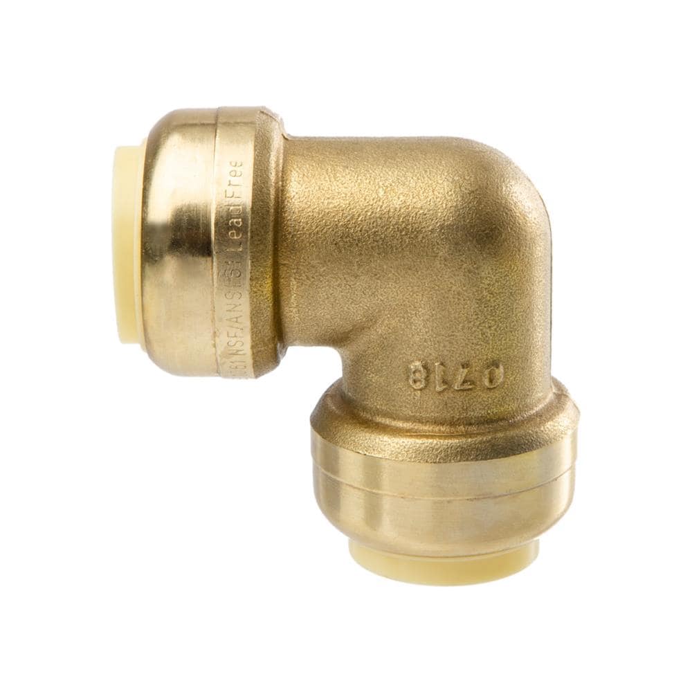LittleWell AE12 Littlewell Ae12 Brass 3/4-in Push To Connect Elbow Fitting