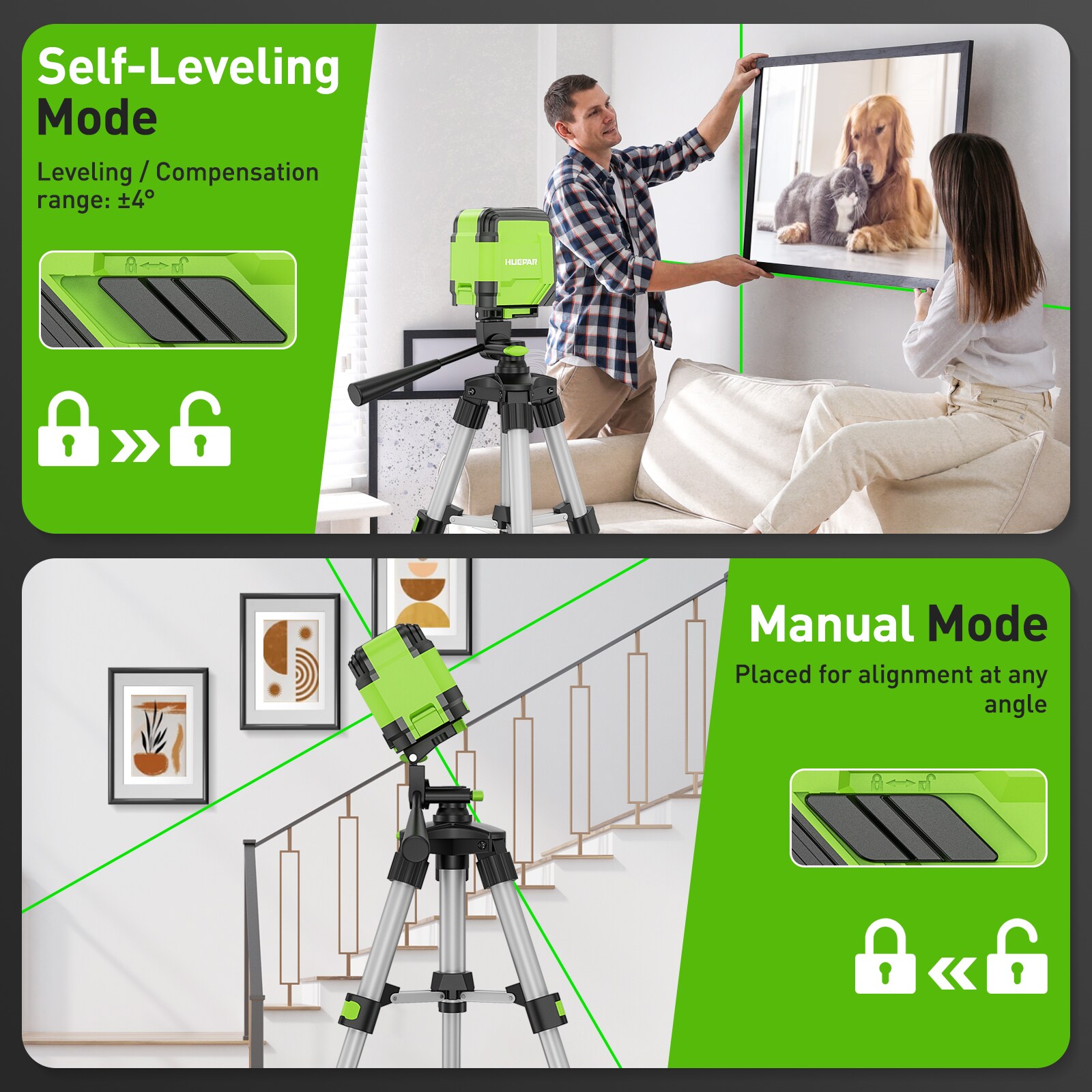 Huepar GK011DG Laser-Level - View #3