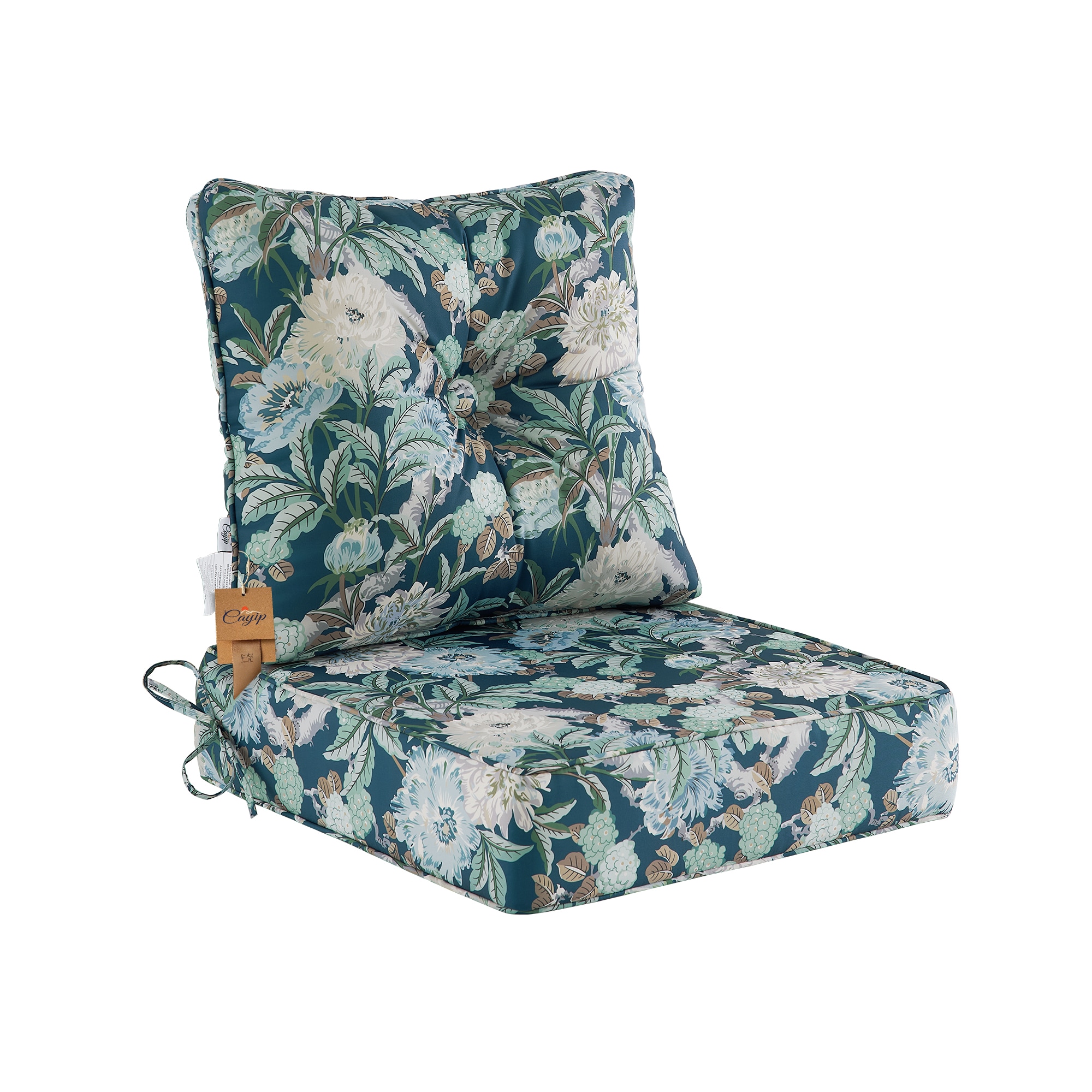 Artplan DRK-FL167  Deep Seat Pillow and High Back Chair Cushions Outdoor Water Repellent Replacement Patio Seating Cushions