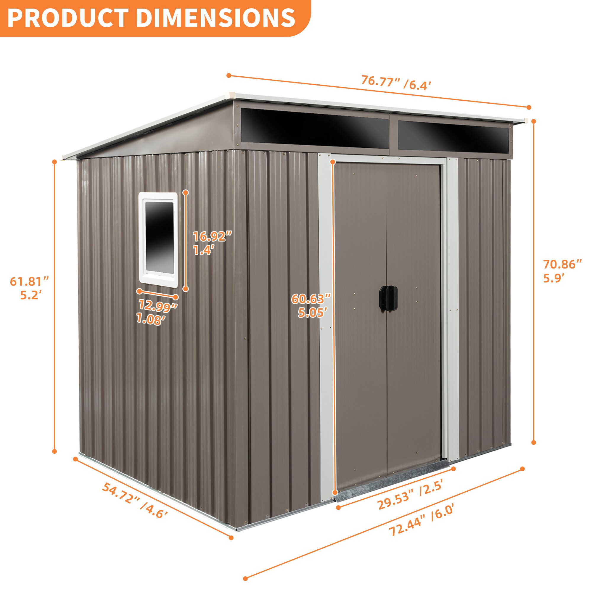ToolCat BZ-3-142-SN Metal-Storage-Buildings-Sheds - View #8