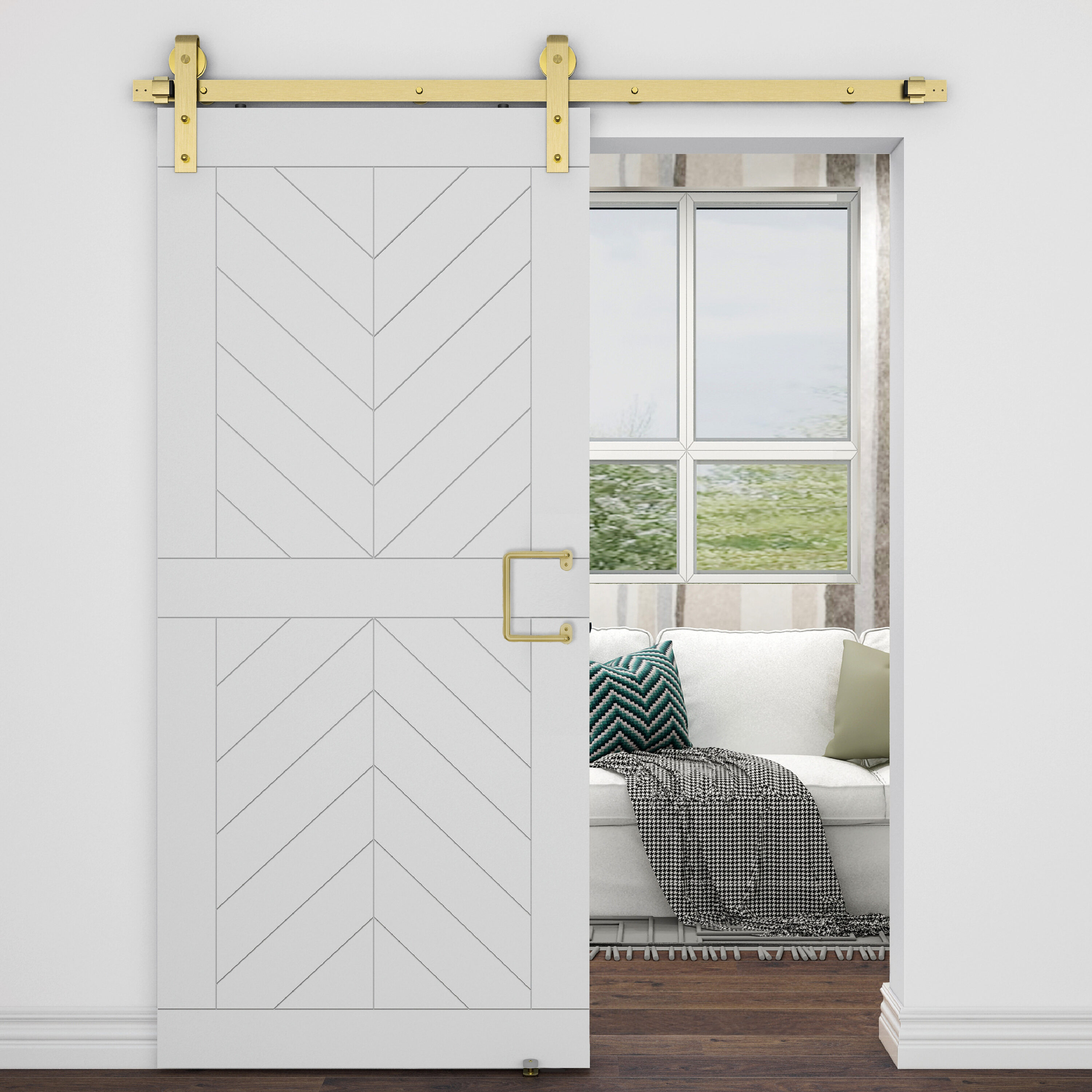 National Hardware N700-105 Barn-Door-Roller-Kits - View #8