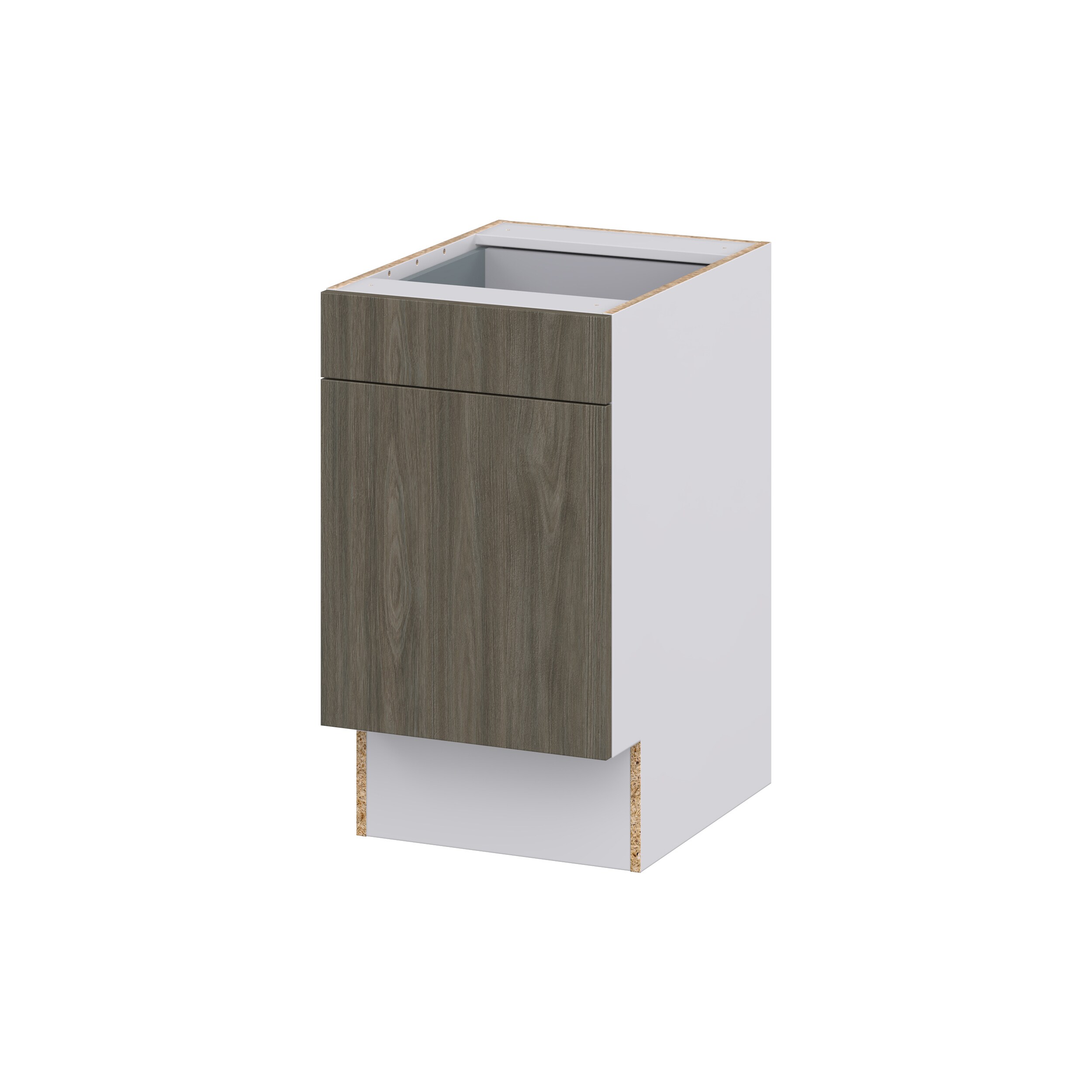 Hugo&Borg DSB18ADA(L/R)-SA Savane 18-in W x 34.5-in H x 24-in D Textmel Base Fully assembled Cabinet (Flat Panel Slab)