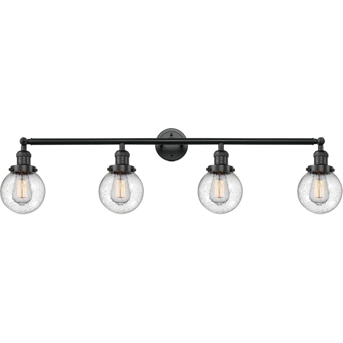 Innovations Lighting 1810535 215-BK-G204-6-LED Franklin Restoration Beacon Matte Black