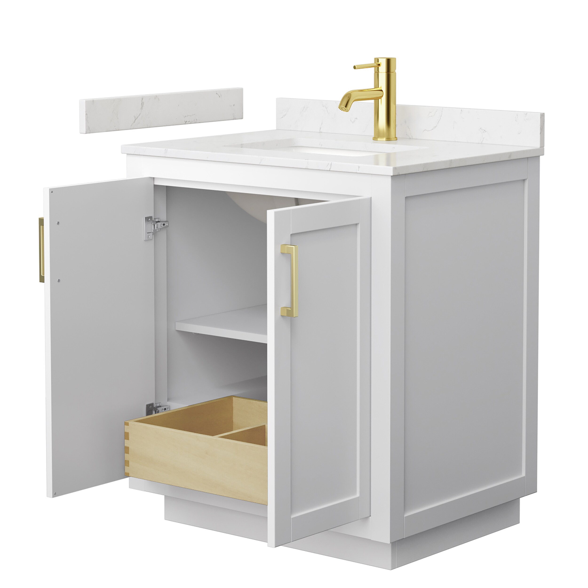Wyndham Collection WCF292930SWGC2UNSMXX Bath-Vanity-Combo - View #3
