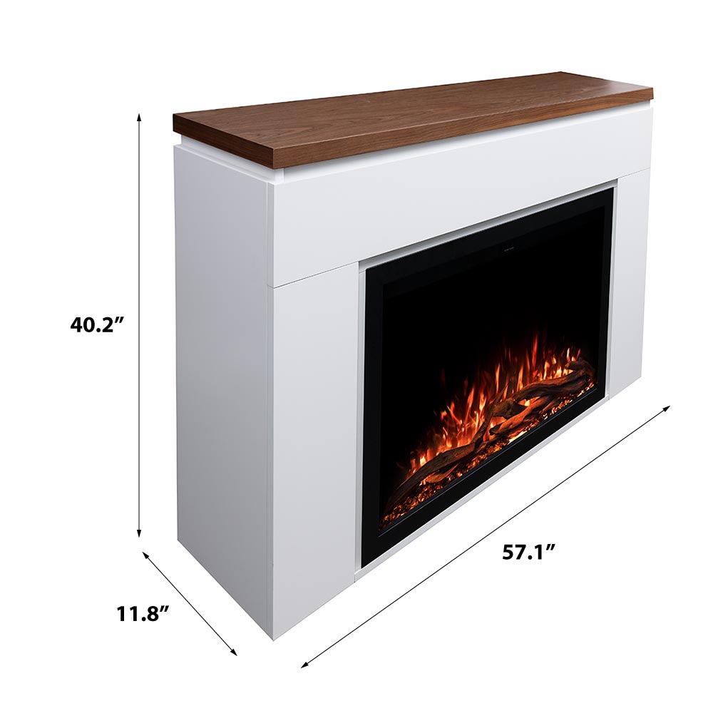 Modern Ember ME-2412M-WHT-38 Electric-Fireplaces - View #3