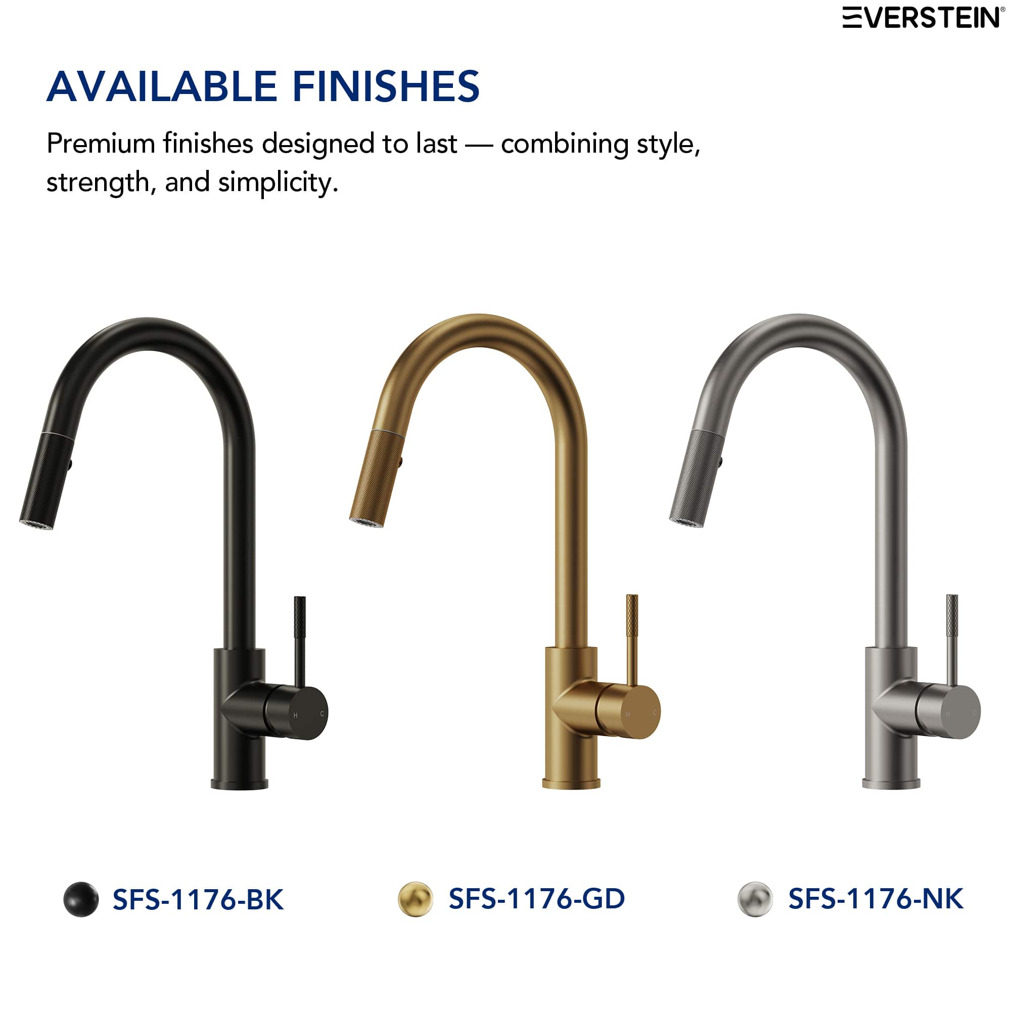 EVERSTEIN SFS-1176-NK Kitchen-Faucets - View #13